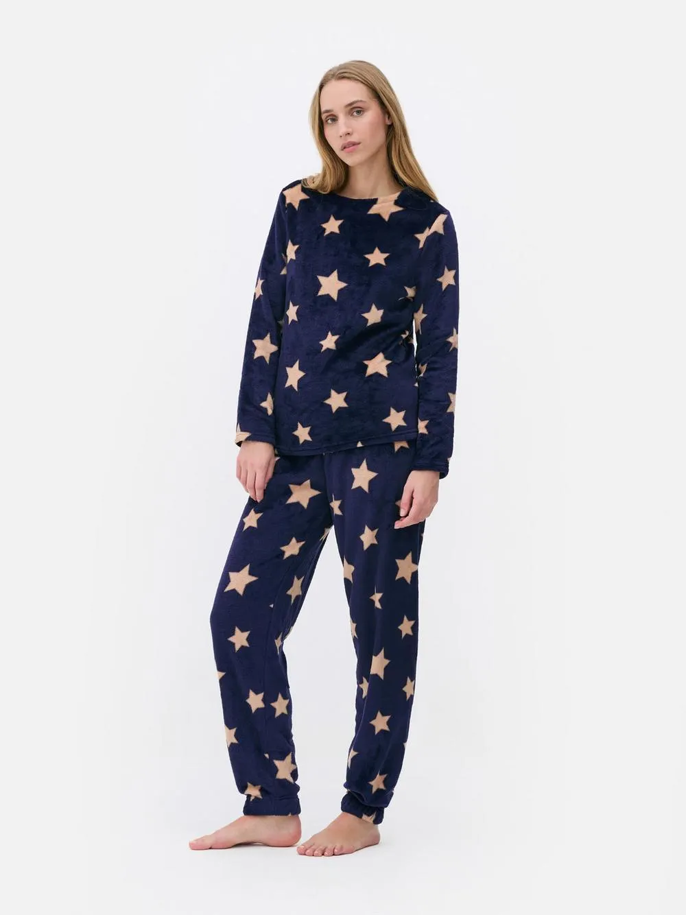 Pijama calças pelúcia