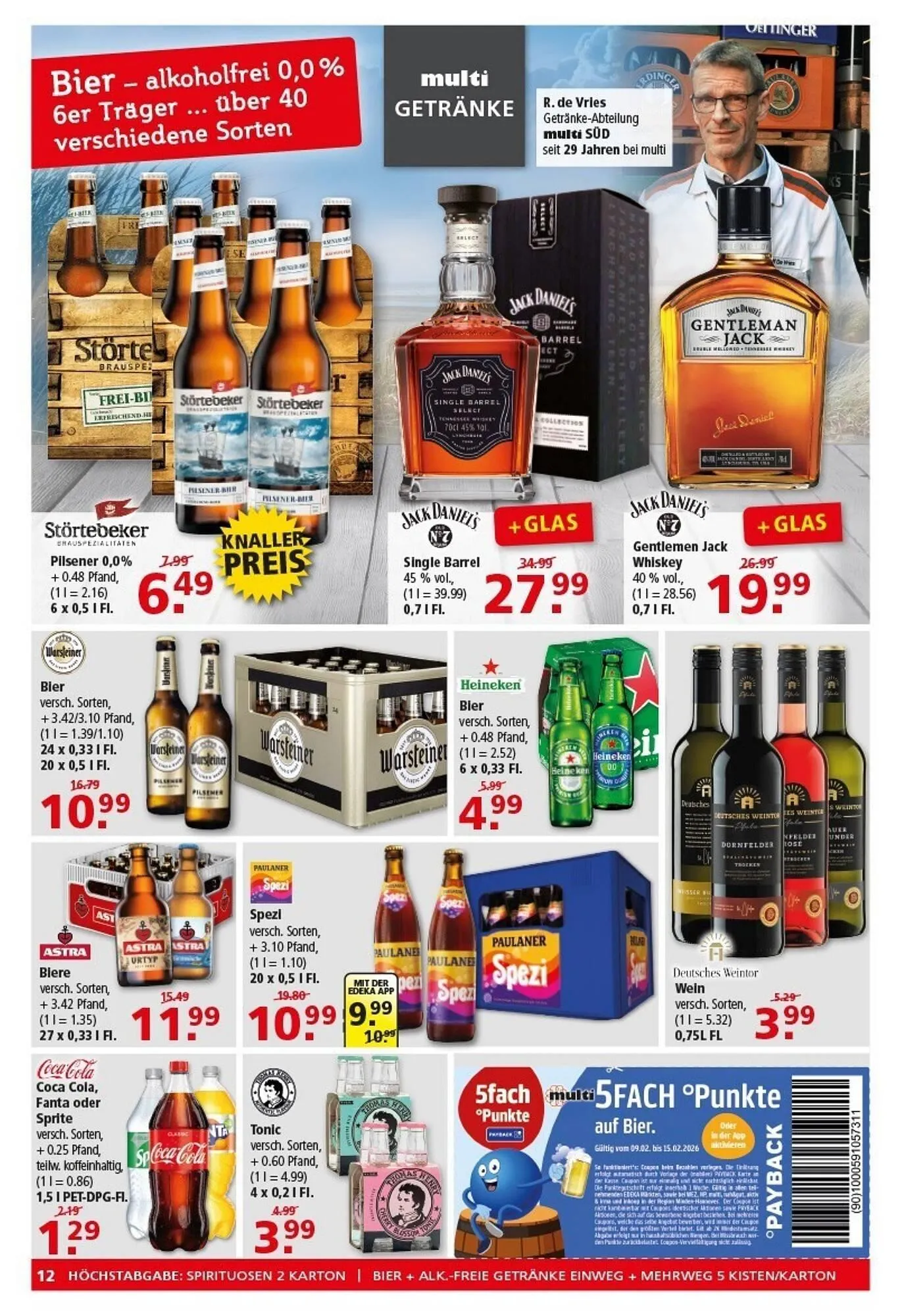 Multi Markt Prospekt von 9. Februar bis 14. Februar 2026 - Prospekt seite 12