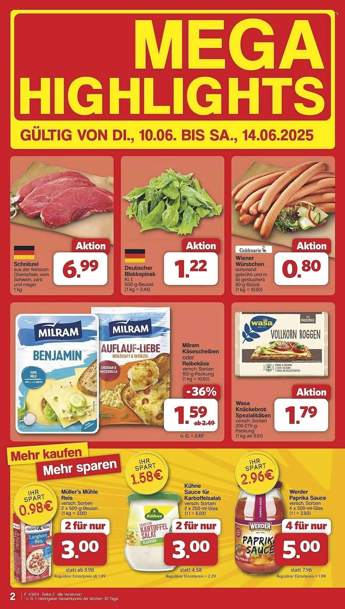 Famila Nord Ost Prospekt von 10. Juni bis 14. Juni 2025 - Prospekt seite 2