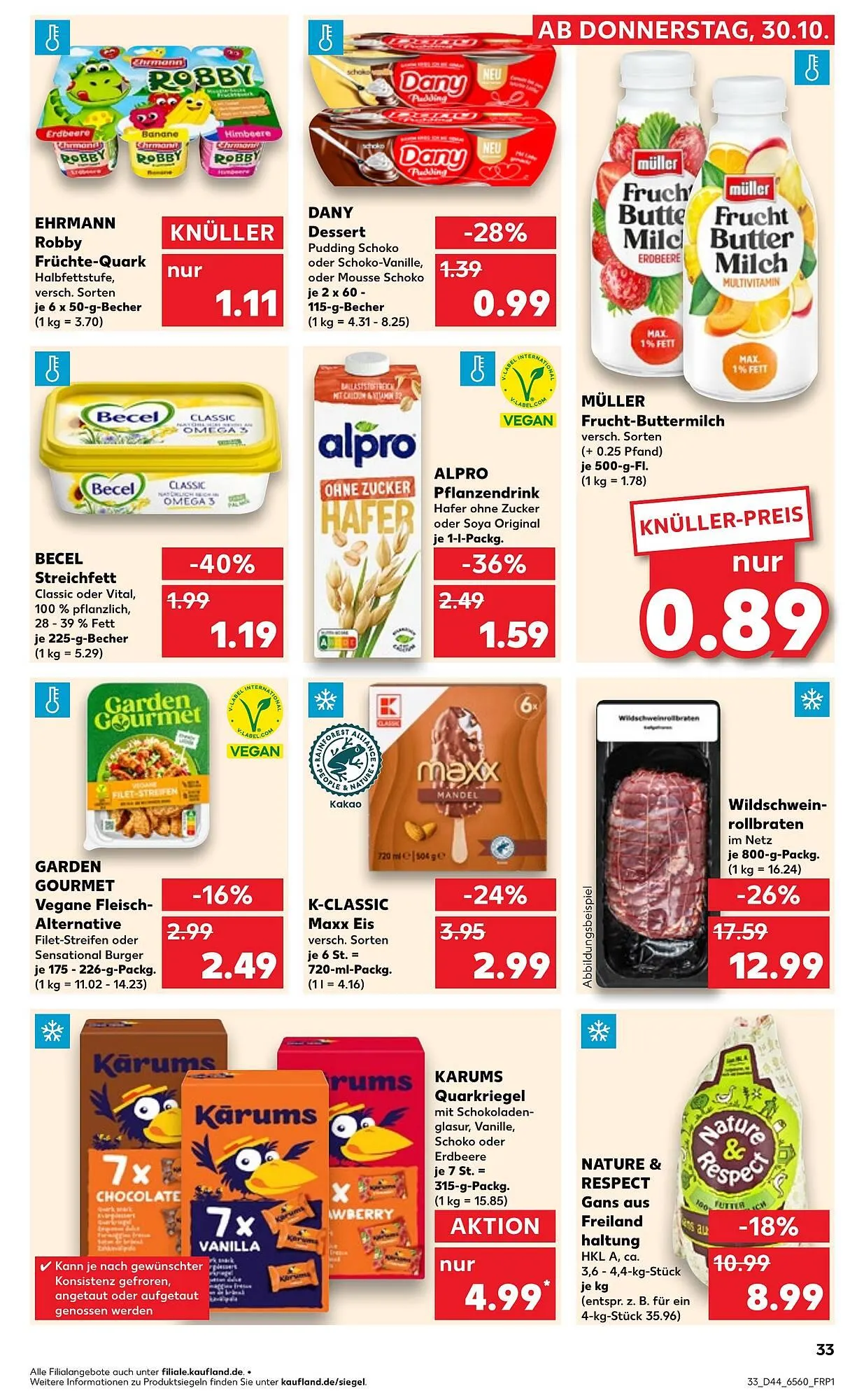 Kaufland Prospekt von 30. Oktober bis 5. November 2025 - Prospekt seite 33