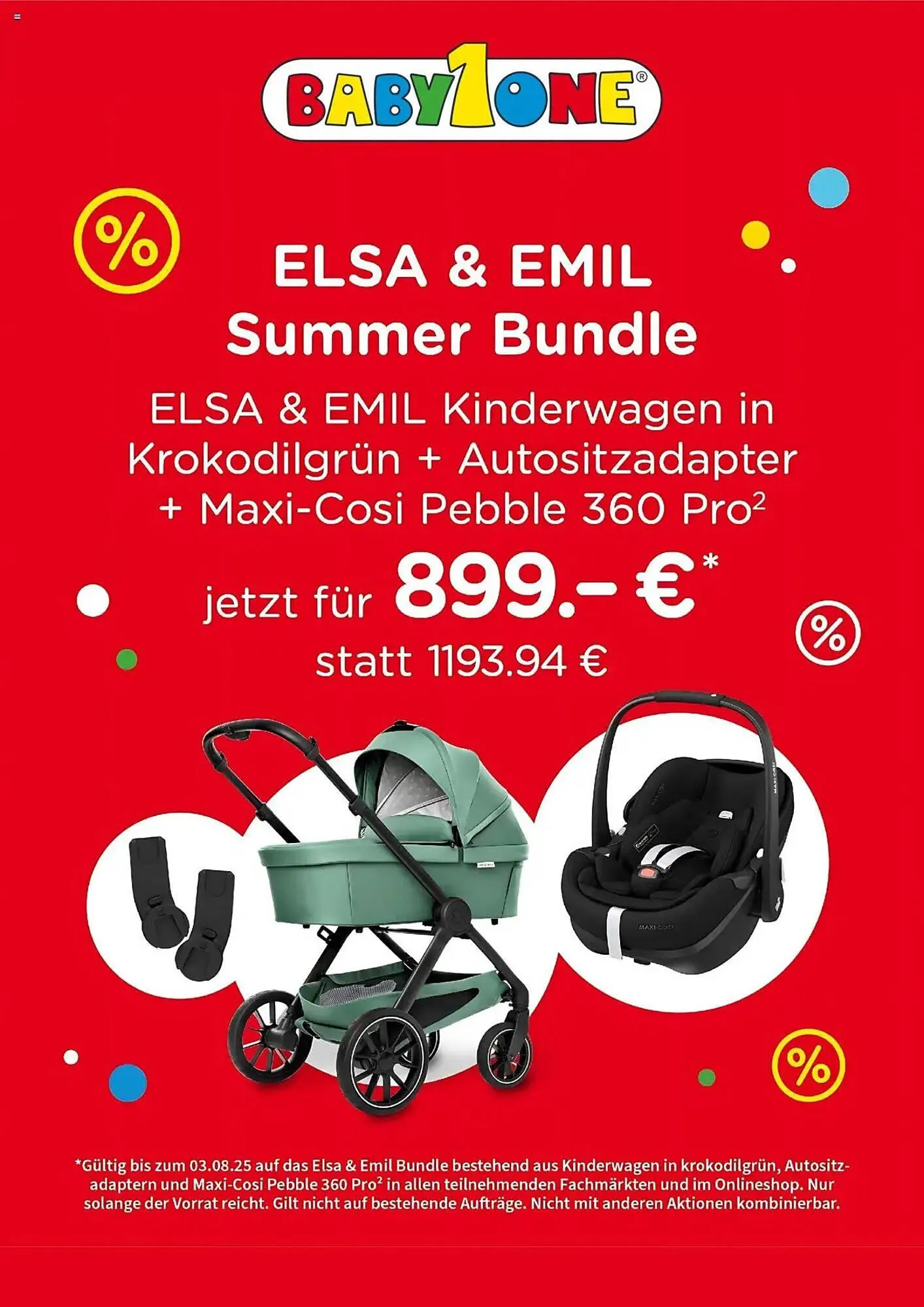 BabyOne Prospekt von 25. Juli bis 3. August 2025 - Prospekt seite 2