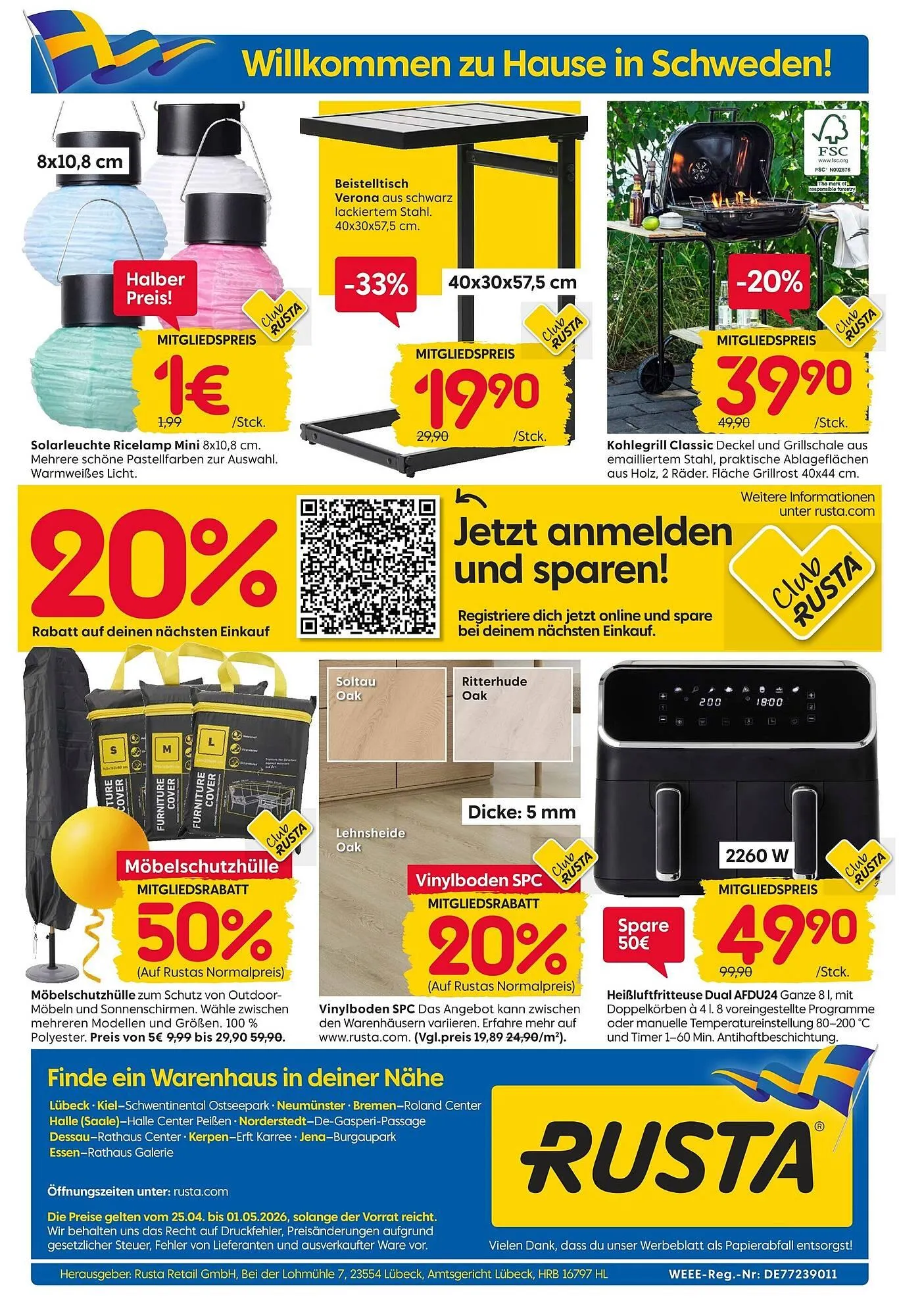Rusta Prospekt von 25. April bis 1. Mai 2026 - Prospekt seite 20