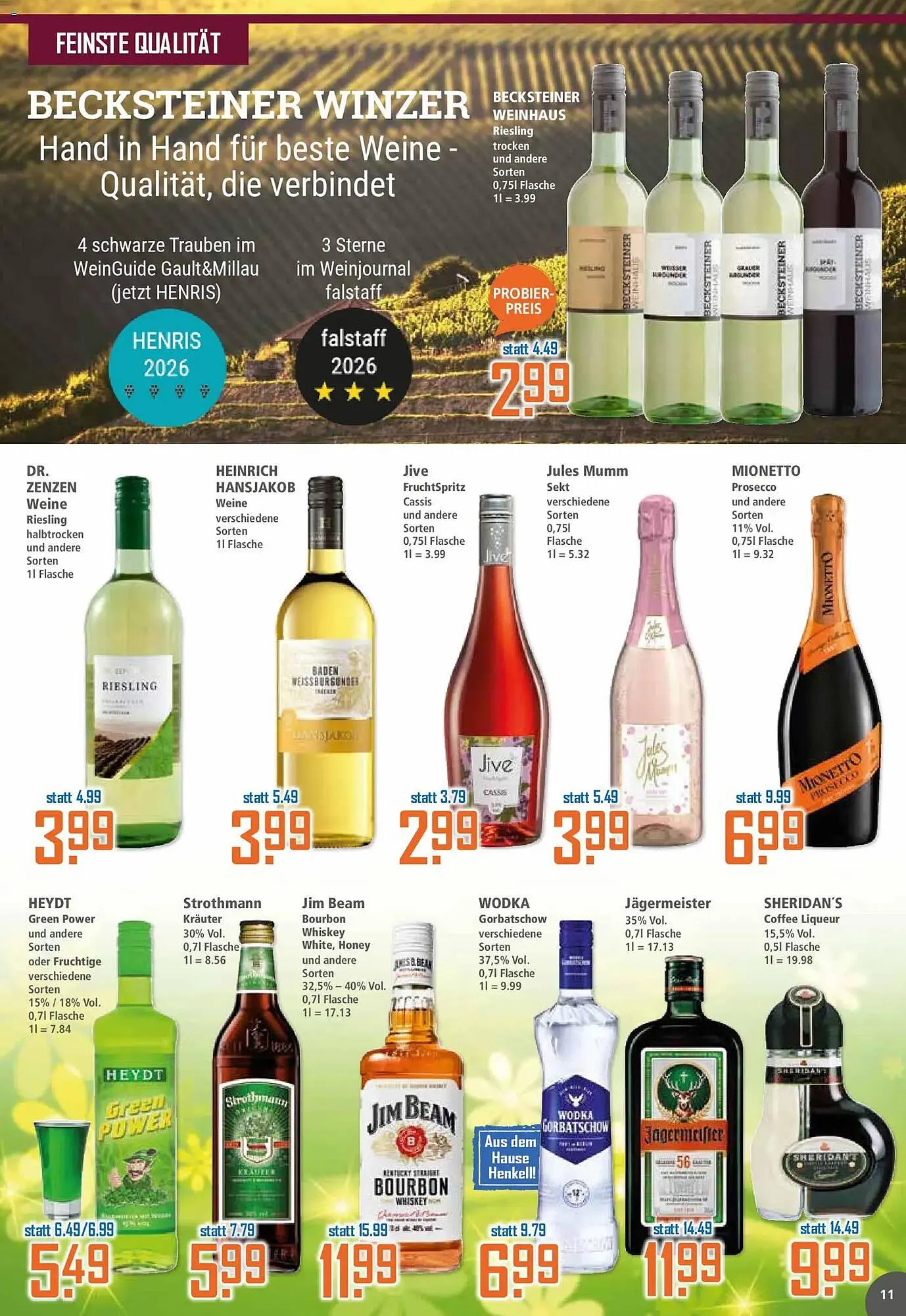 Klaas und Kock Prospekt von 16. März bis 21. März 2026 - Prospekt seite 11