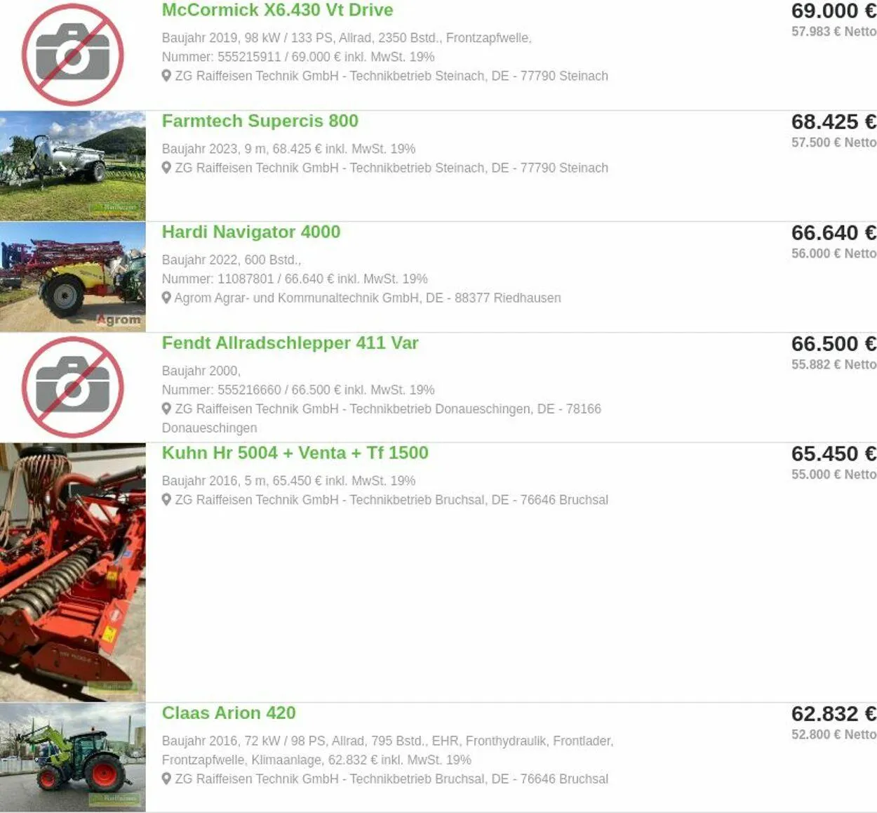 ZG Raiffeisen Aktueller Prospekt von 17. März bis 26. März 2025 - Prospekt seite 6