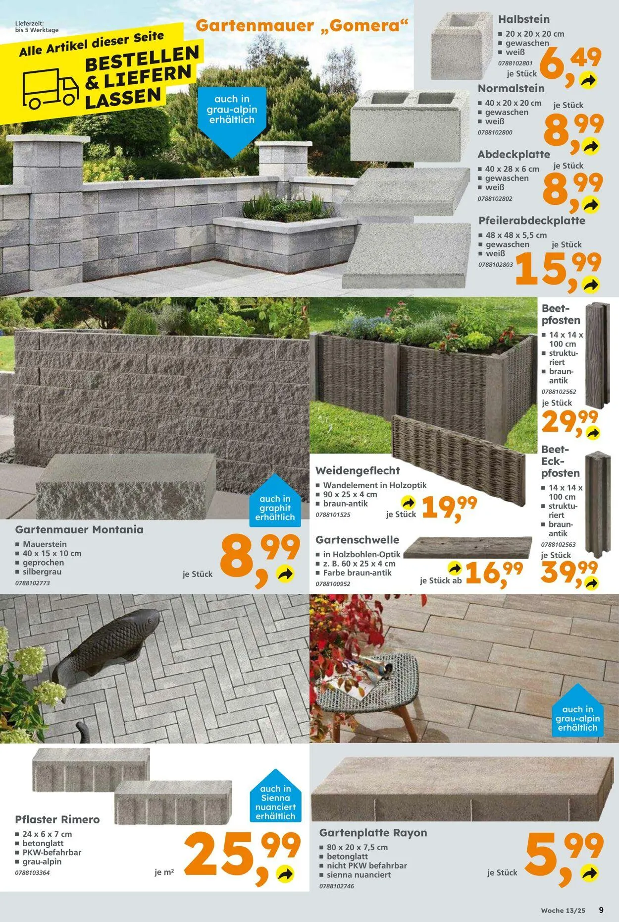 Globus Baumarkt Aktueller Prospekt von 23. März bis 29. März 2025 - Prospekt seite 9