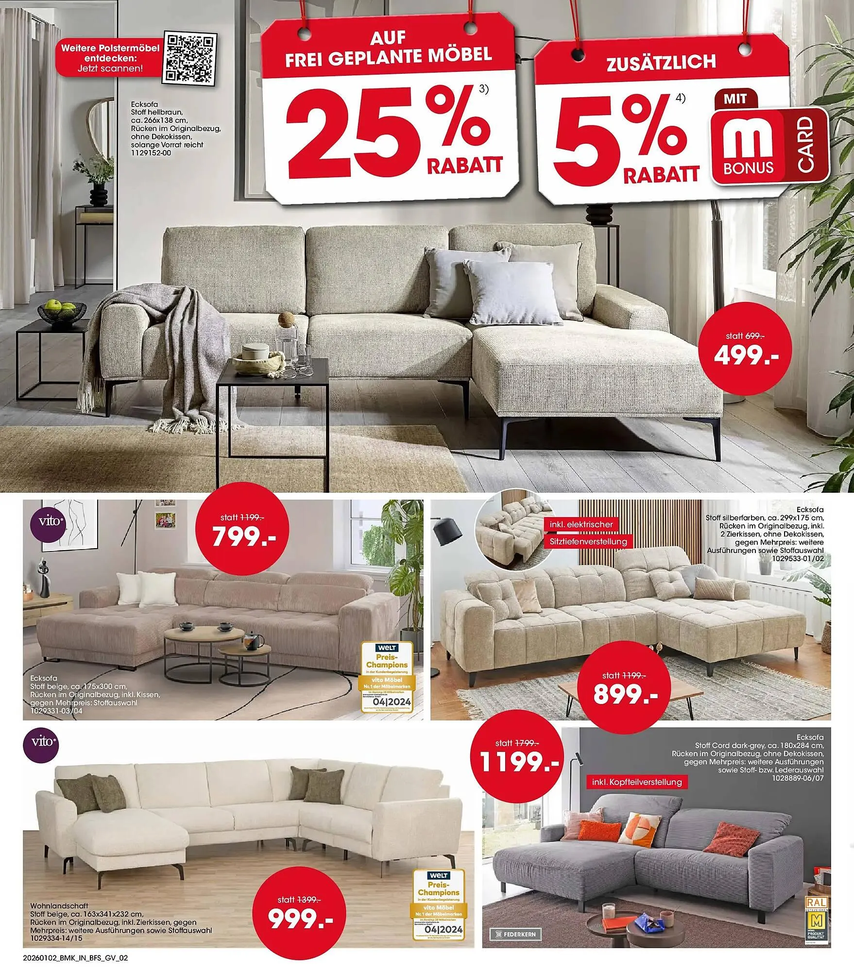 Möbel Martin Prospekt von 1. Januar bis 31. Januar 2026 - Prospekt seite 2