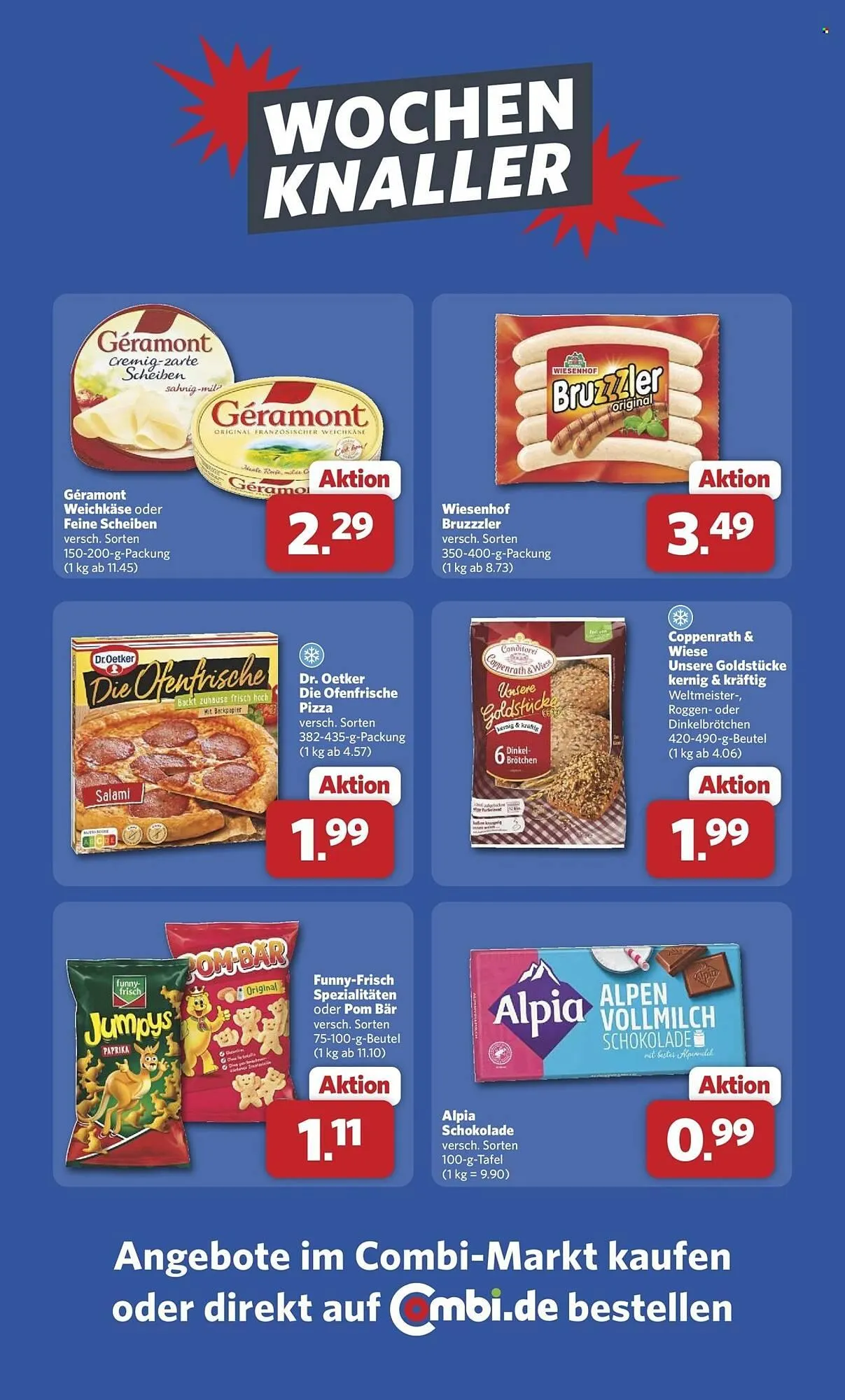 Combi Prospekt von 22. März bis 28. März 2026 - Prospekt seite 1