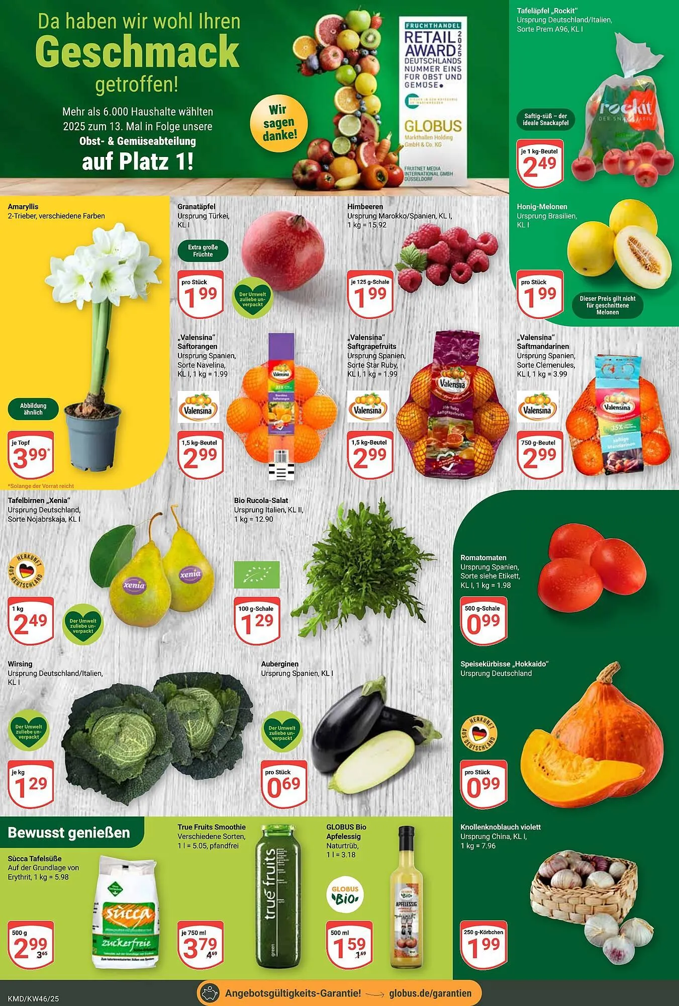 Globus Prospekt von 10. November bis 15. November 2025 - Prospekt seite 6