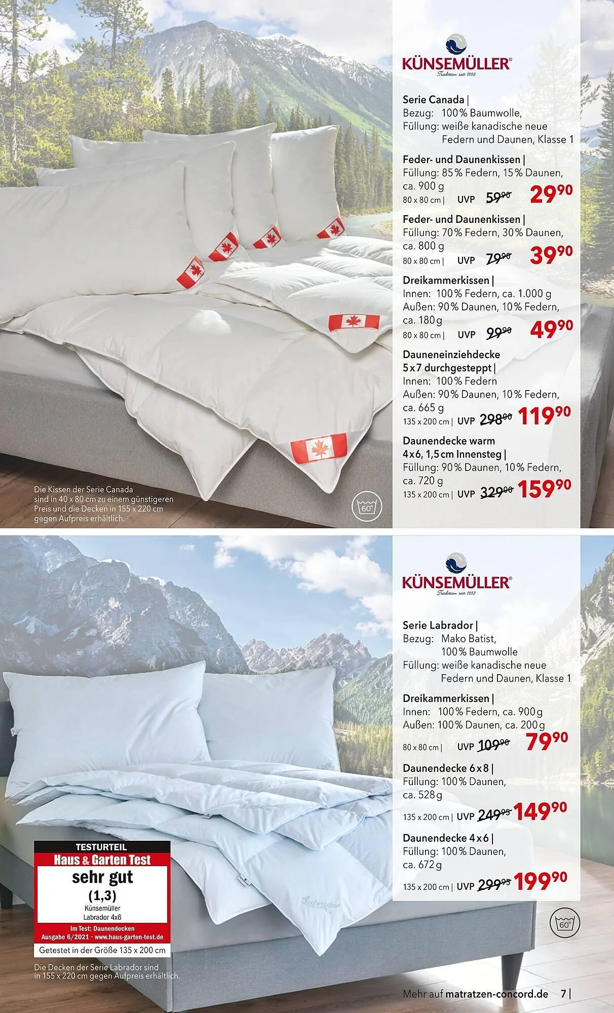 Matratzen Concord Prospekt von 25. Juni bis 29. Juli 2025 - Prospekt seite 7