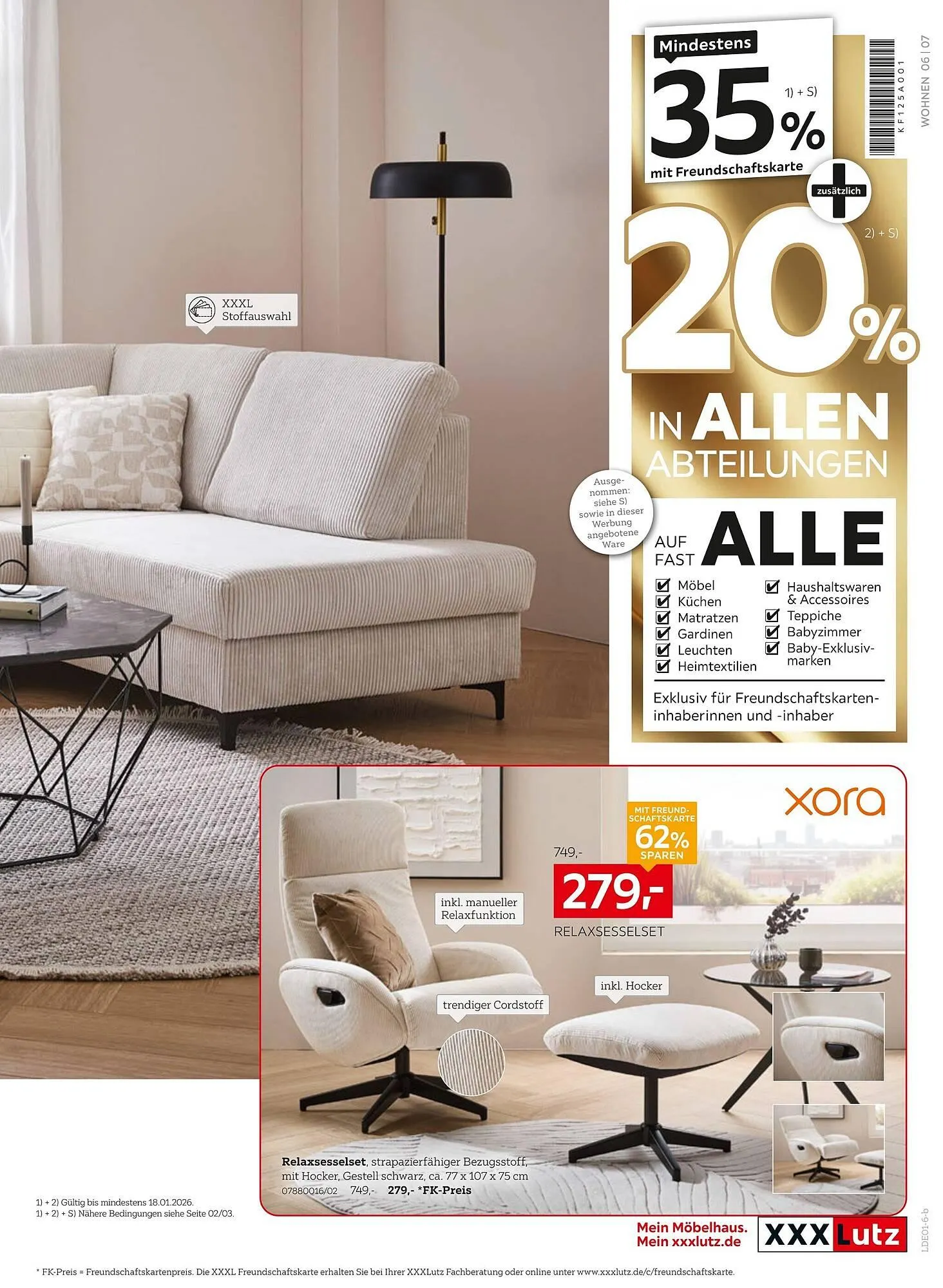 XXXLutz Prospekt von 2. Januar bis 11. Januar 2026 - Prospekt seite 7