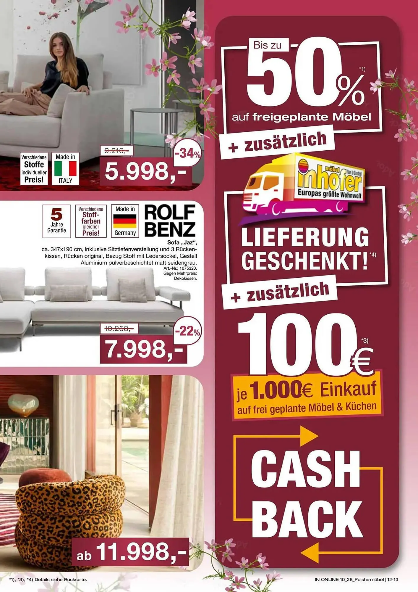 Möbel Inhofer Prospekt von 16. April bis 2. Mai 2026 - Prospekt seite 13