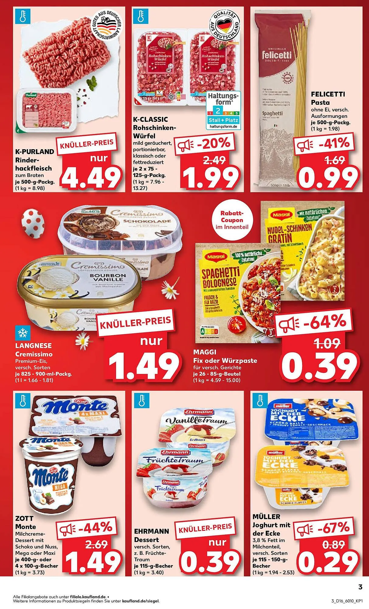 Kaufland Prospekt von 21. April bis 23. April 2025 - Prospekt seite 16