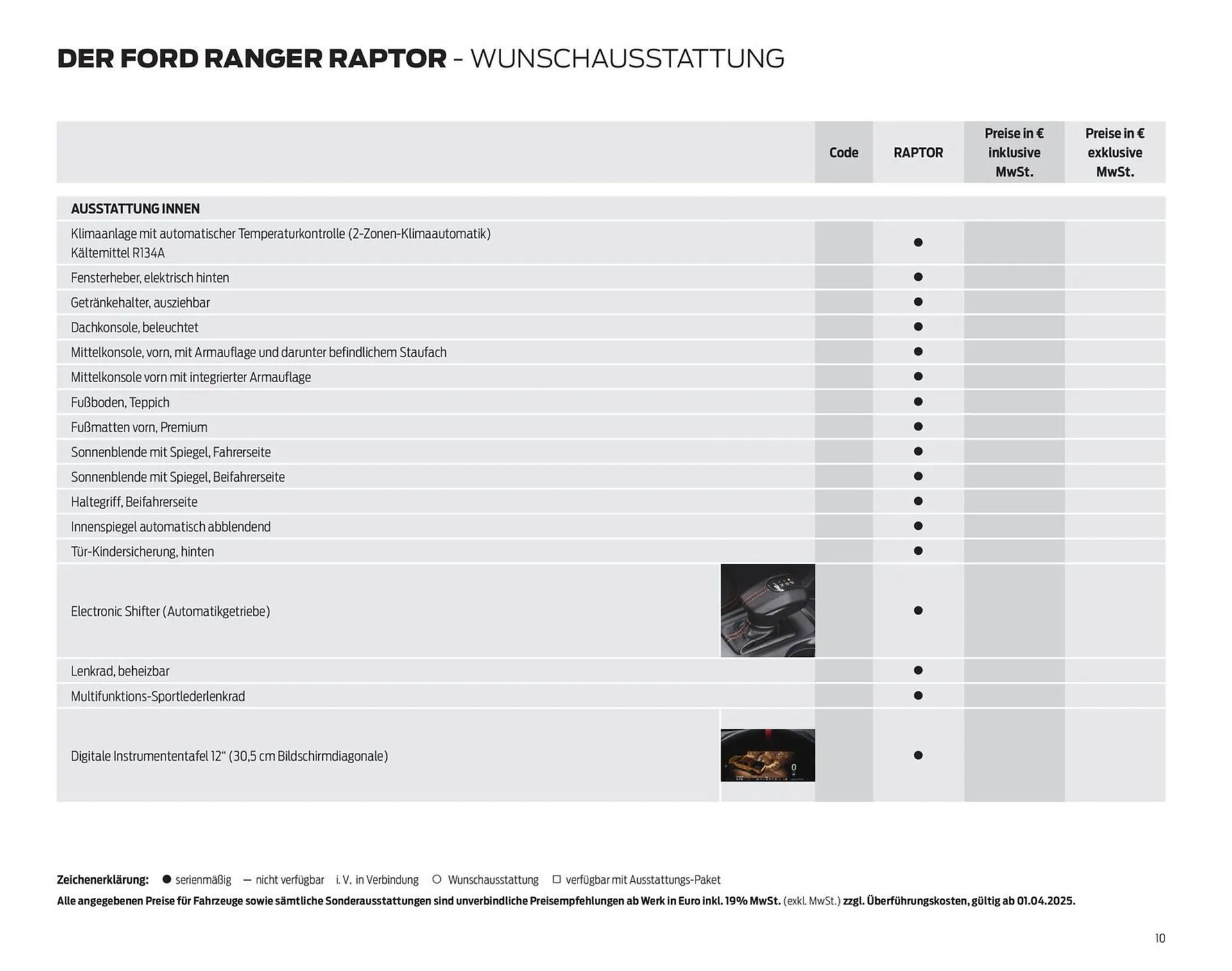 Ford Prospekt von 25. März bis 8. April 2026 - Prospekt seite 10