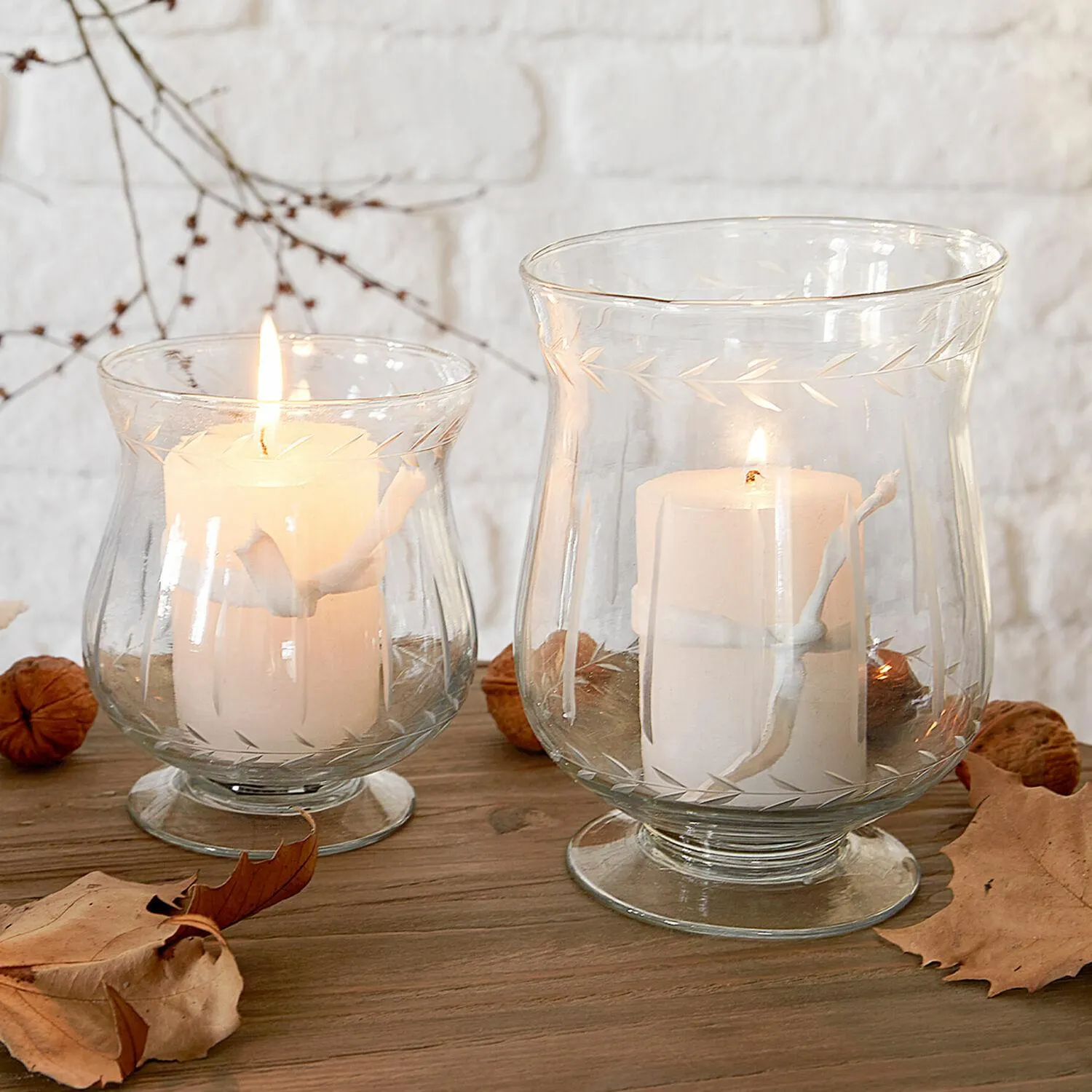 Windlicht 2er Set Moon