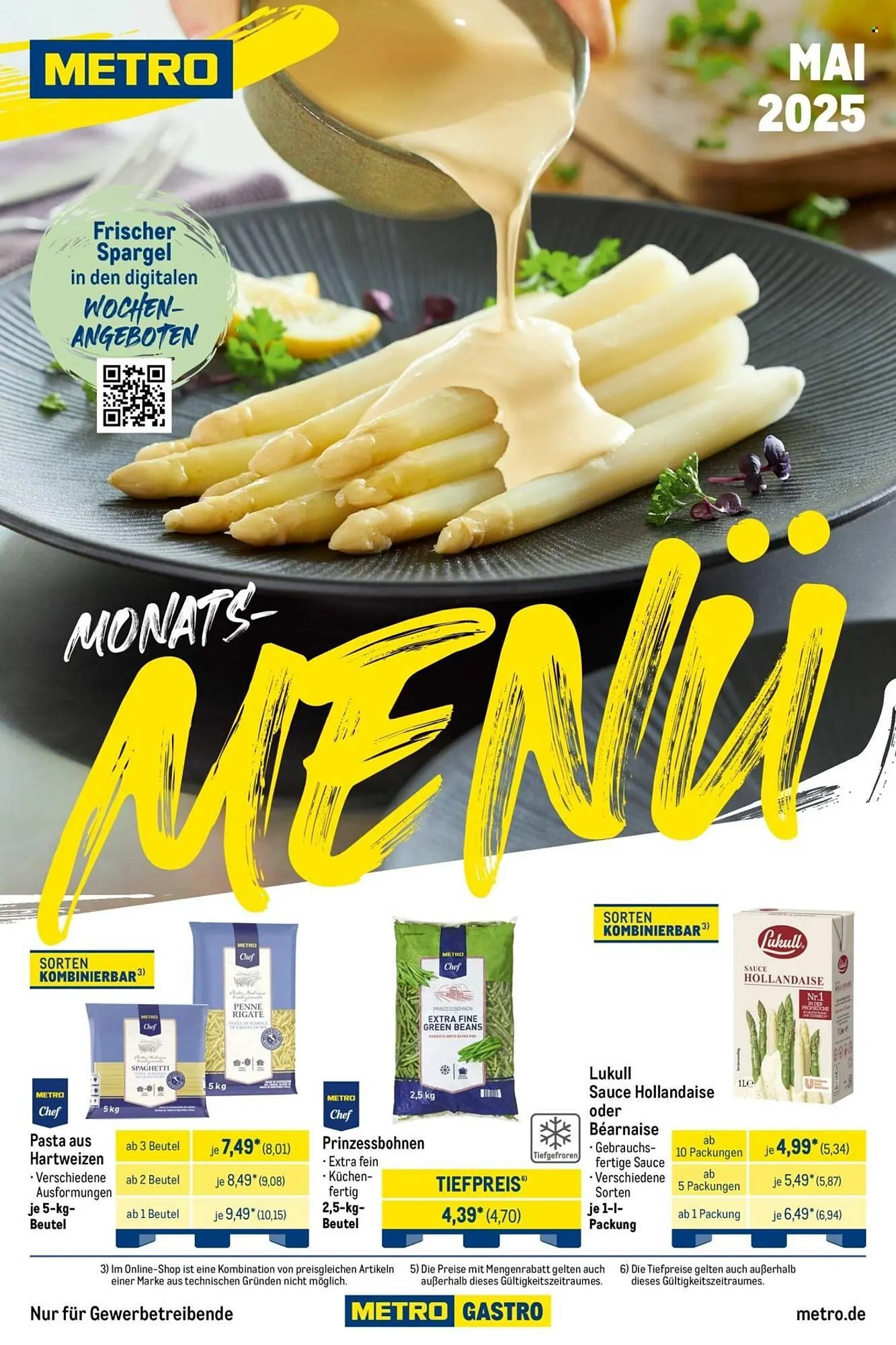 METRO Prospekt von 1. Mai bis 31. Mai 2025 - Prospekt seite 1