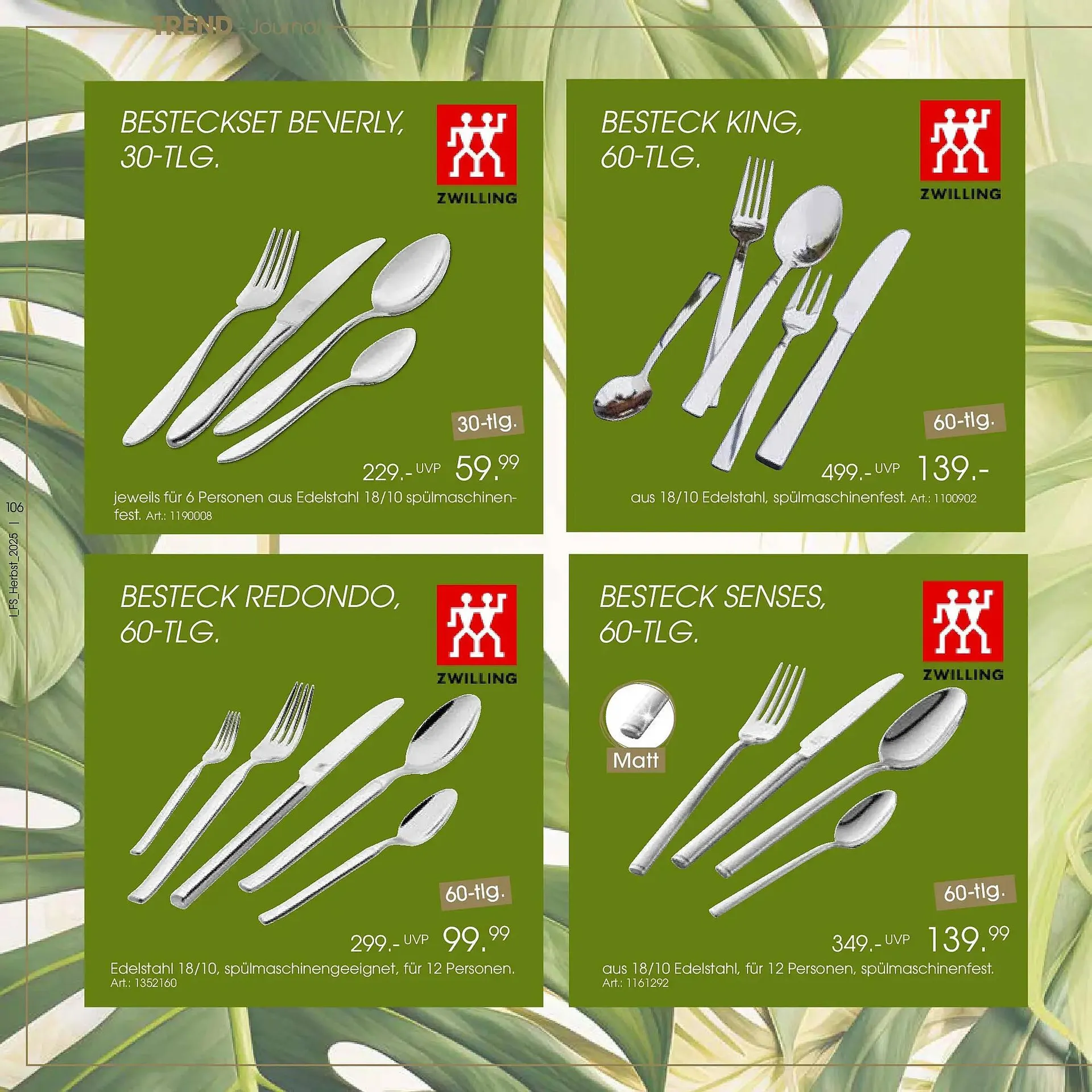 Zurbrüggen Prospekt von 19. Oktober bis 31. Januar 2026 - Prospekt seite 106