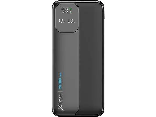 XLAYER Rapid 20.000 mAh schwarz Powerbank 20000 mAh schwarz