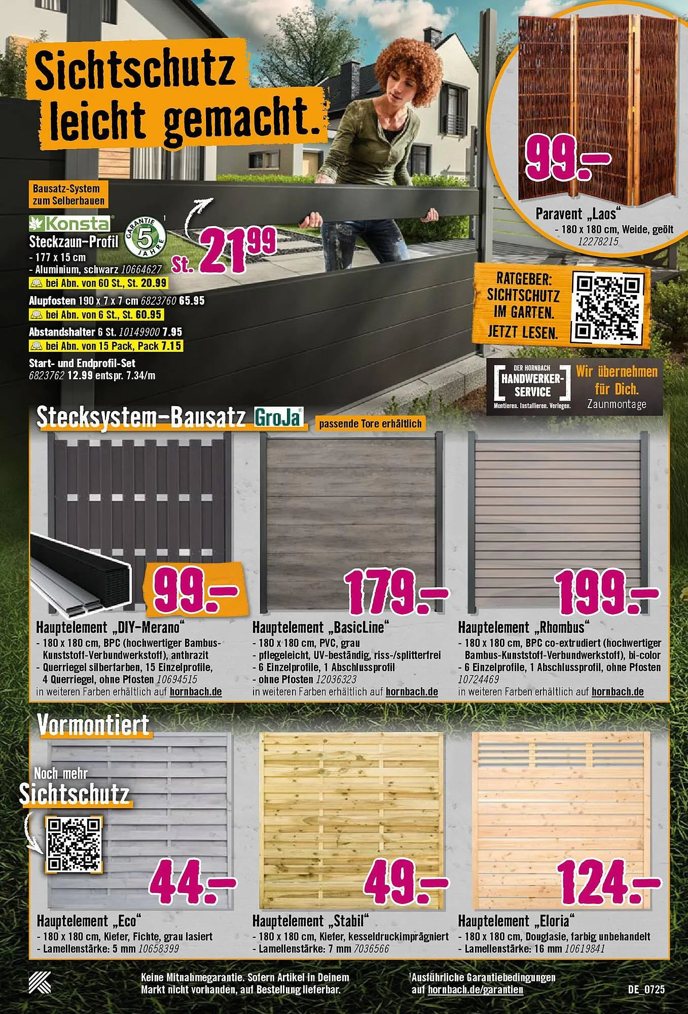 Hornbach Prospekt von 24. Juni bis 22. Juli 2025 - Prospekt seite 6