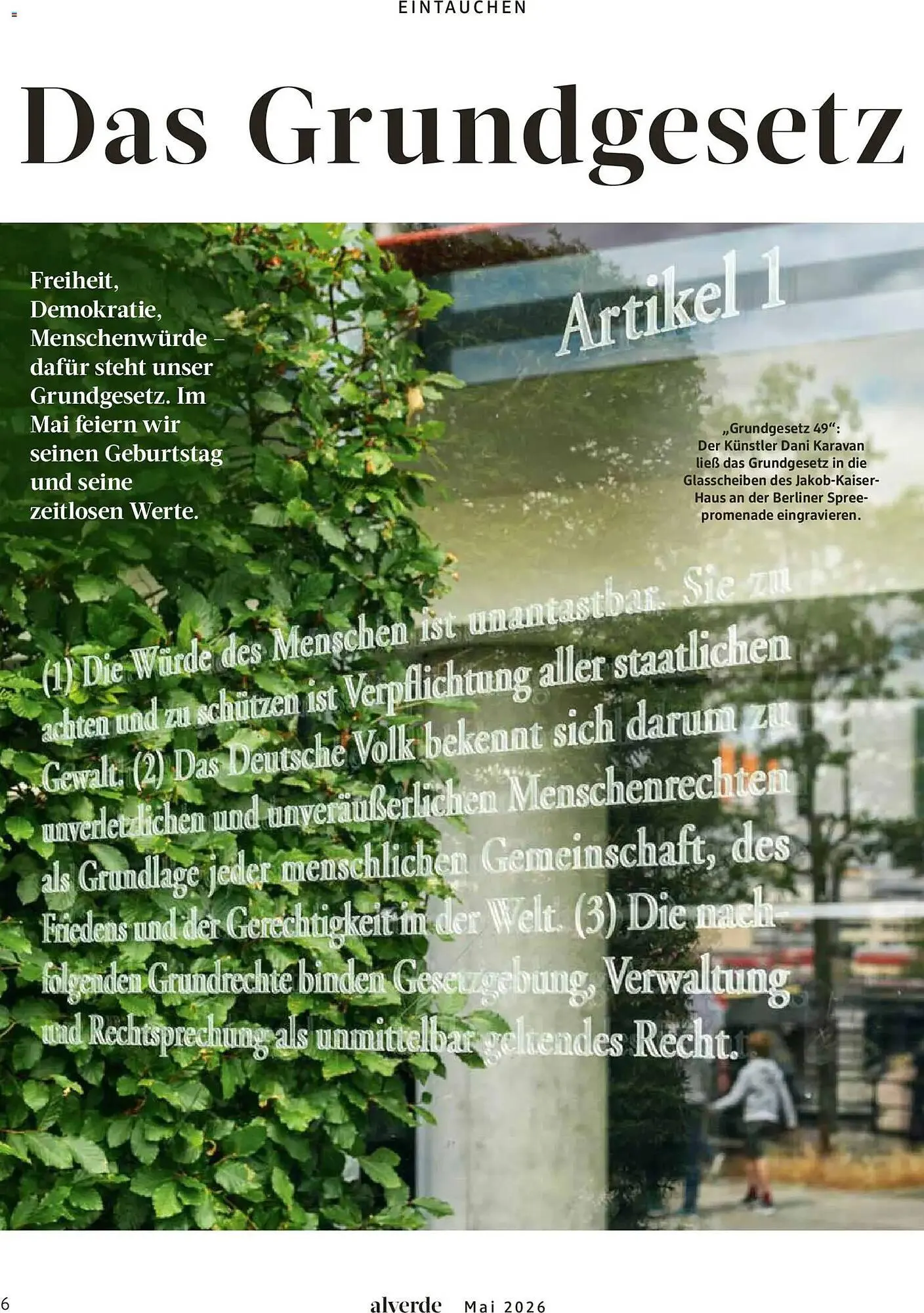 Dm drogerie Magazin von 1. Mai bis 31. Mai 2026 - Prospekt seite 6