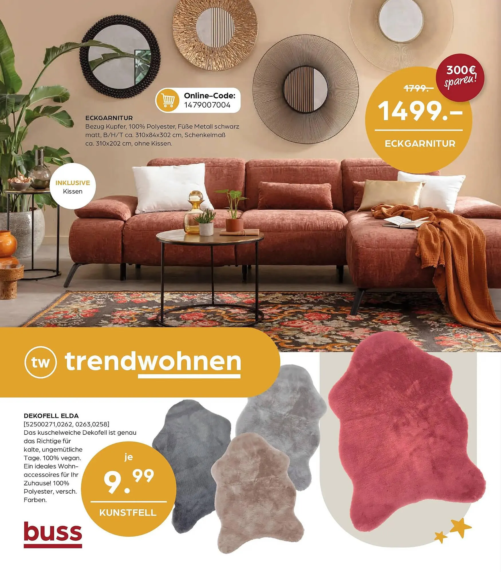 Möbel Buss Prospekt von 27. November bis 22. Dezember 2025 - Prospekt seite 6