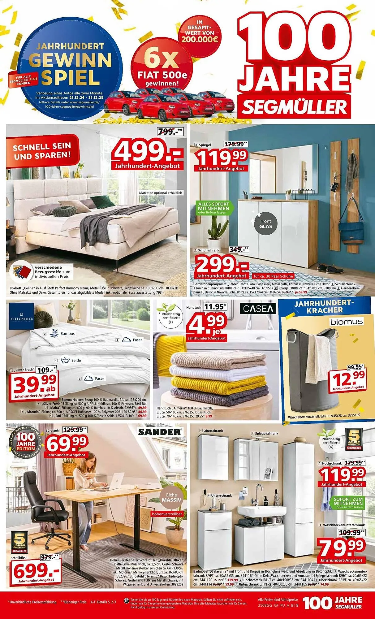 Segmüller Prospekt von 2. August bis 23. August 2025 - Prospekt seite 5