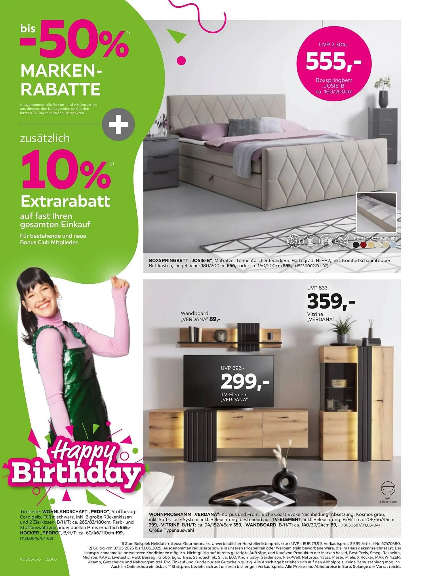 Mömax Prospekt von 5. Mai bis 14. Mai 2025 - Prospekt seite 2