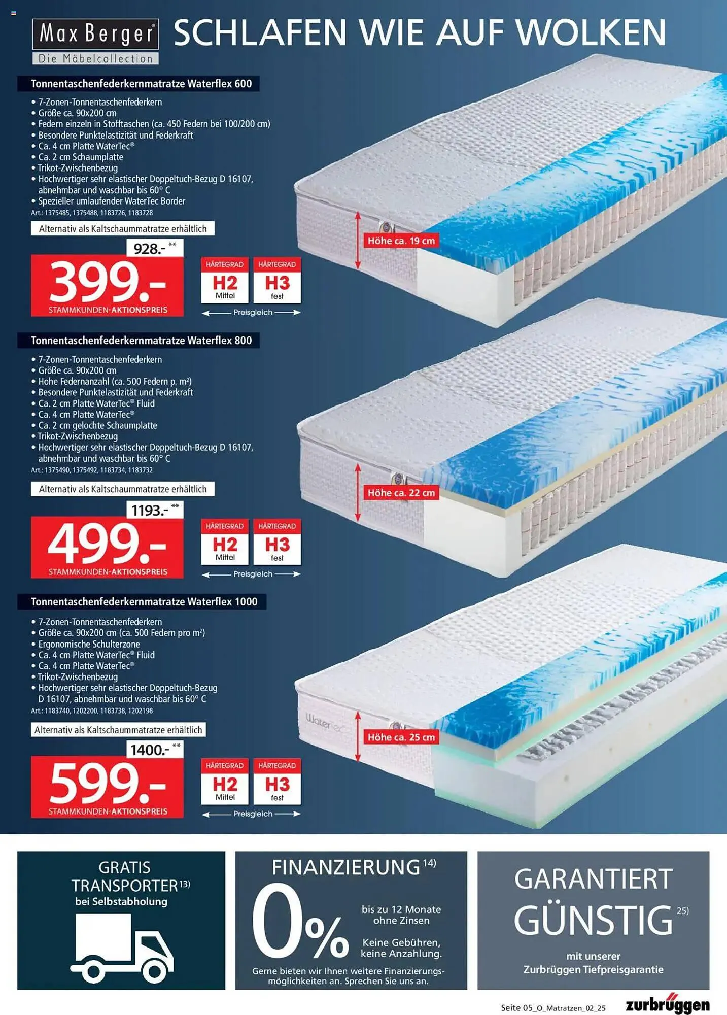 Zurbrüggen Prospekt von 16. Juli bis 31. Oktober 2025 - Prospekt seite 5