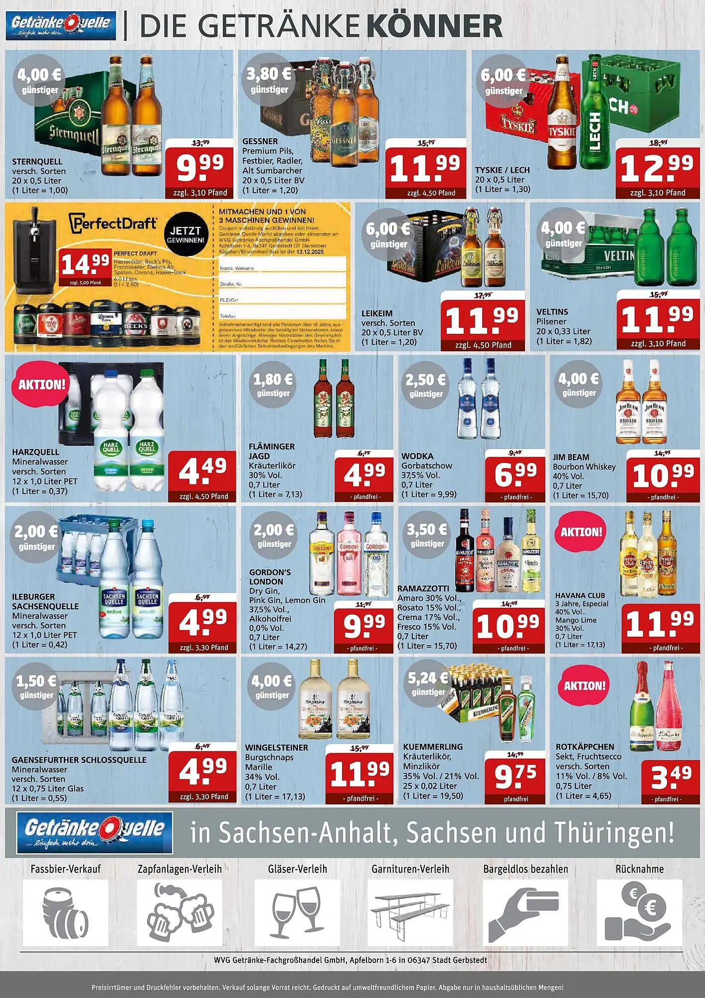 Getränke Quelle Prospekt von 7. Dezember bis 13. Dezember 2025 - Prospekt seite 6