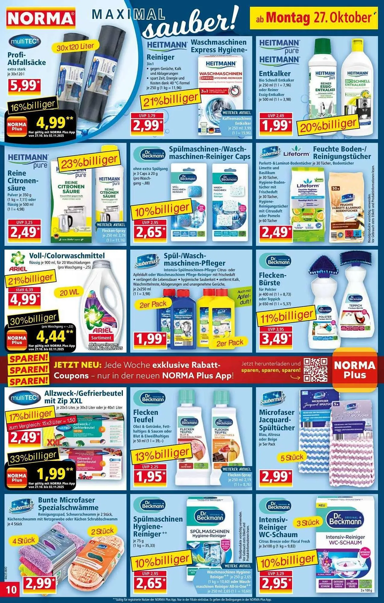 Norma Prospekt von 27. Oktober bis 2. November 2025 - Prospekt seite 10