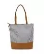 Gestreifte Schultertasche