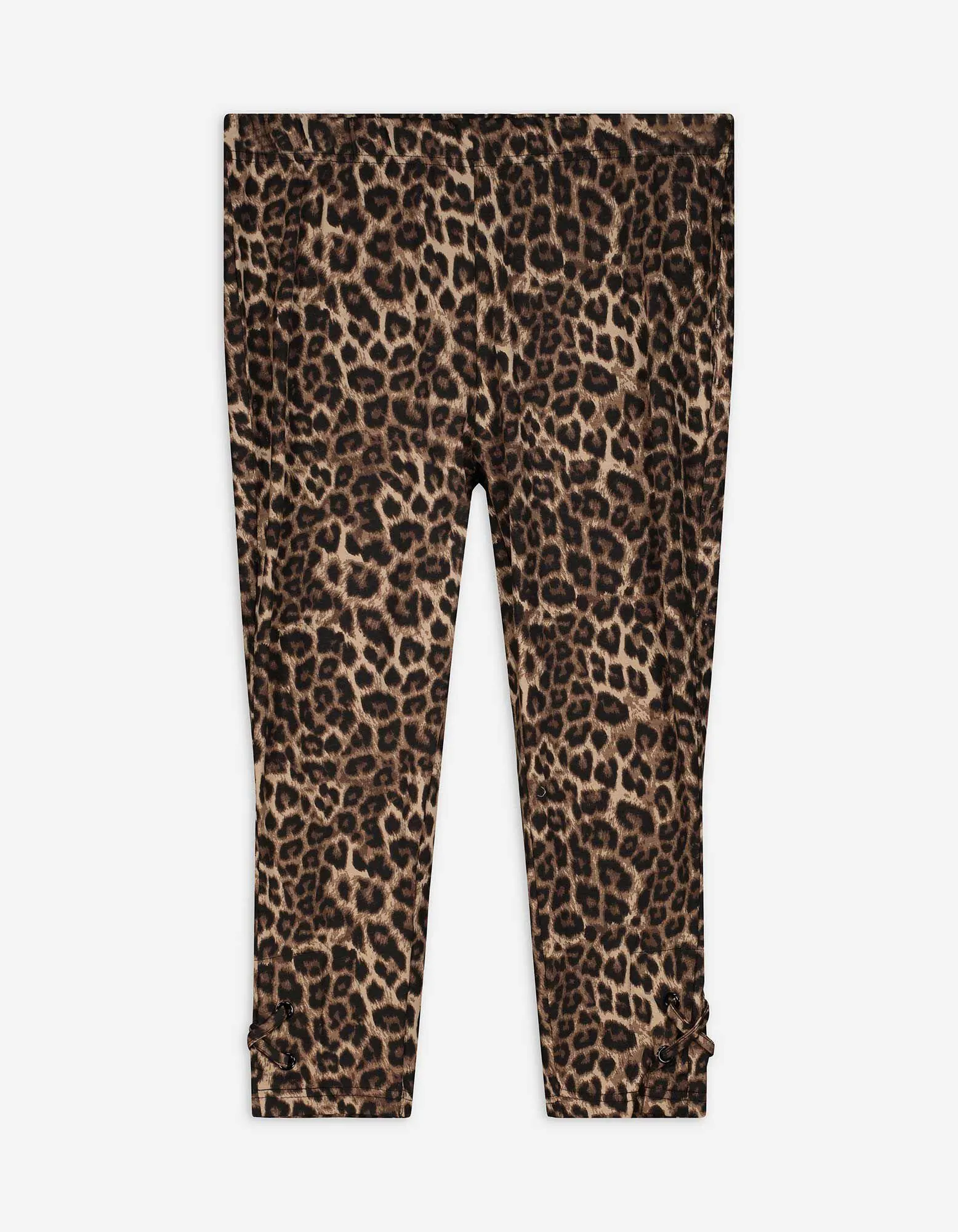 3/4-Hose - Leopardenmuster - beige