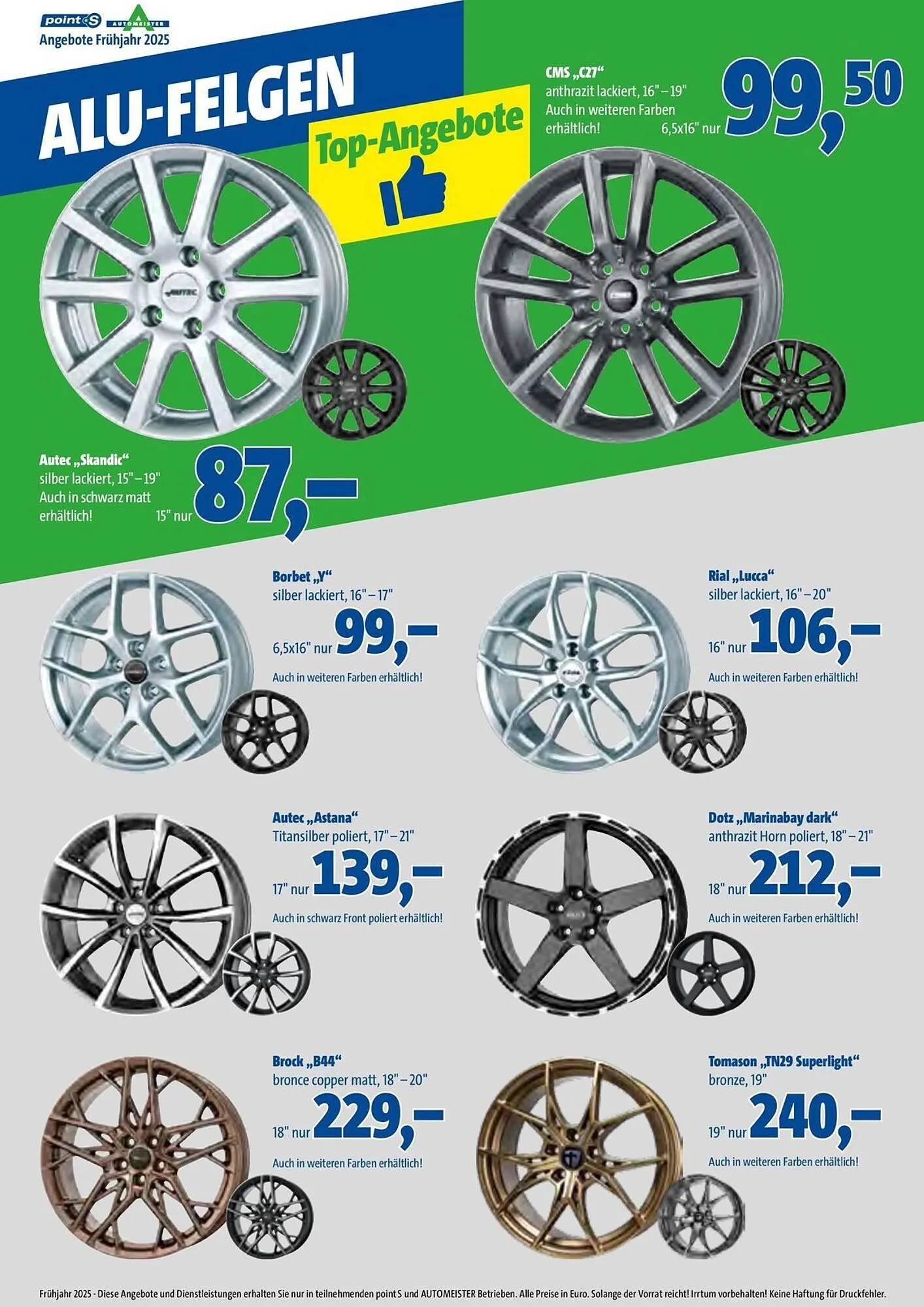 Automeister Prospekt von 17. Juni bis 31. Dezember 2025 - Prospekt seite 11