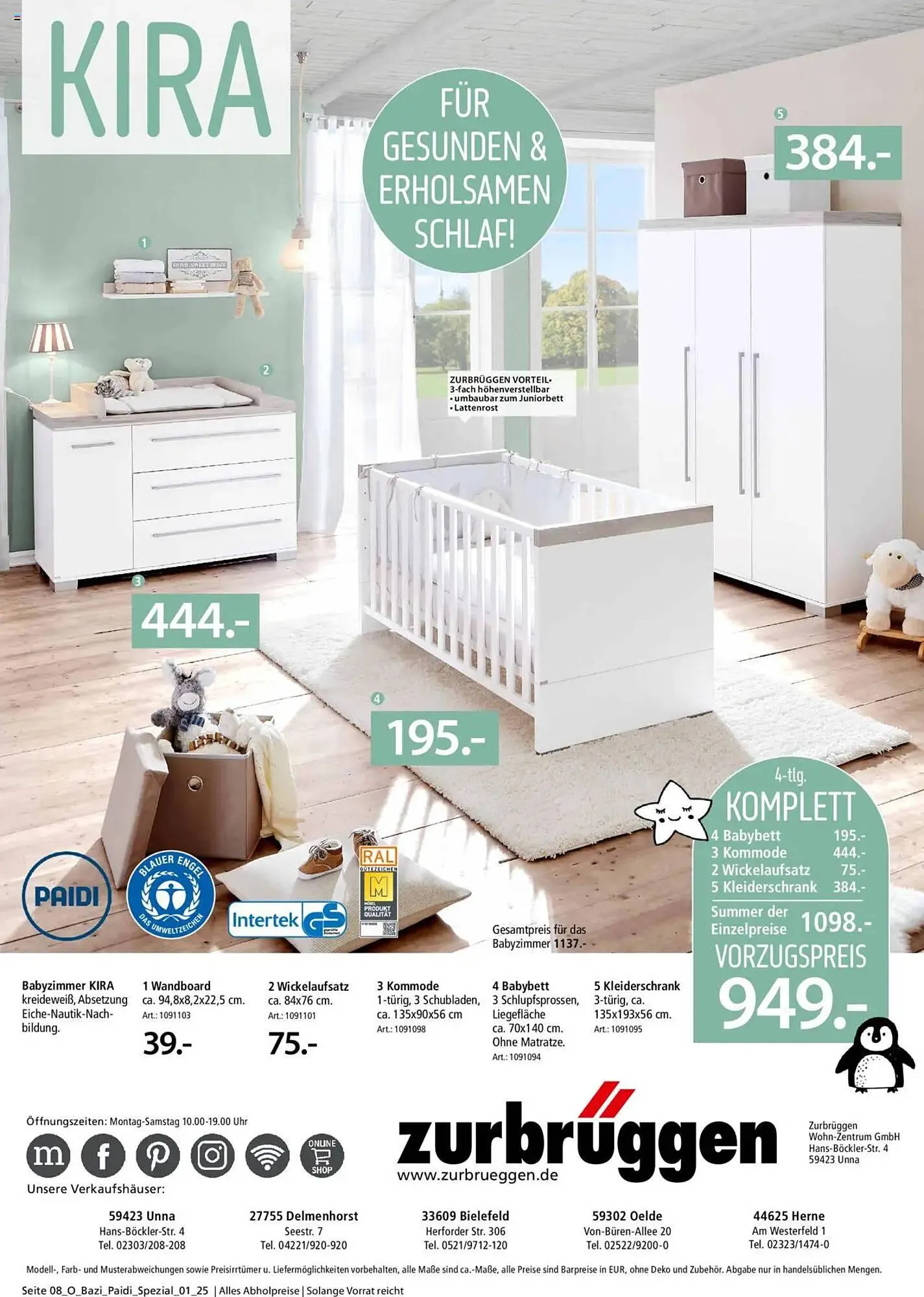 Zurbrüggen Prospekt von 3. Juli bis 30. September 2025 - Prospekt seite 8