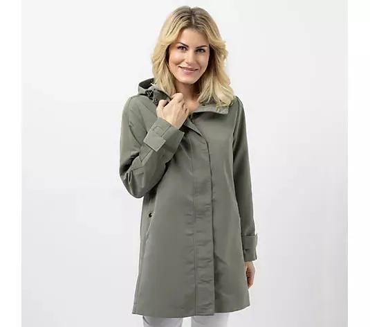 Wählen Sie Ihre Variante: DINE 'N' DANCE Jacke. 1/1-Arm mit Kapuze platzierter Druck figurumspielend