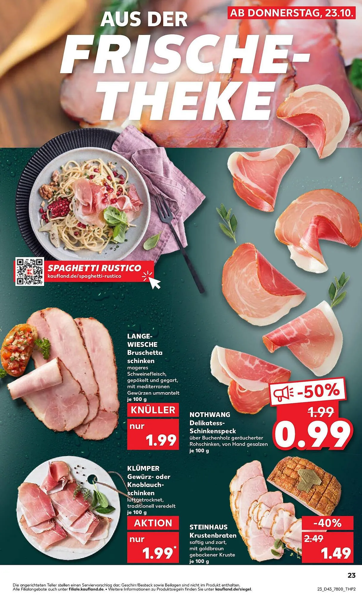 Kaufland Prospekt von 26. Oktober bis 29. Oktober 2025 - Prospekt seite 23
