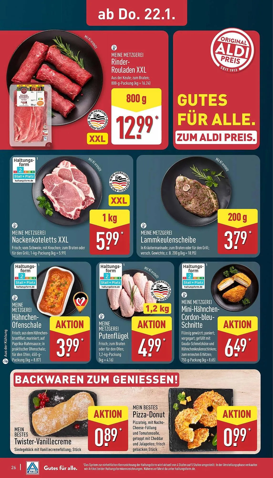Aldi Nord Prospekt von 19. Januar bis 24. Januar 2026 - Prospekt seite 26