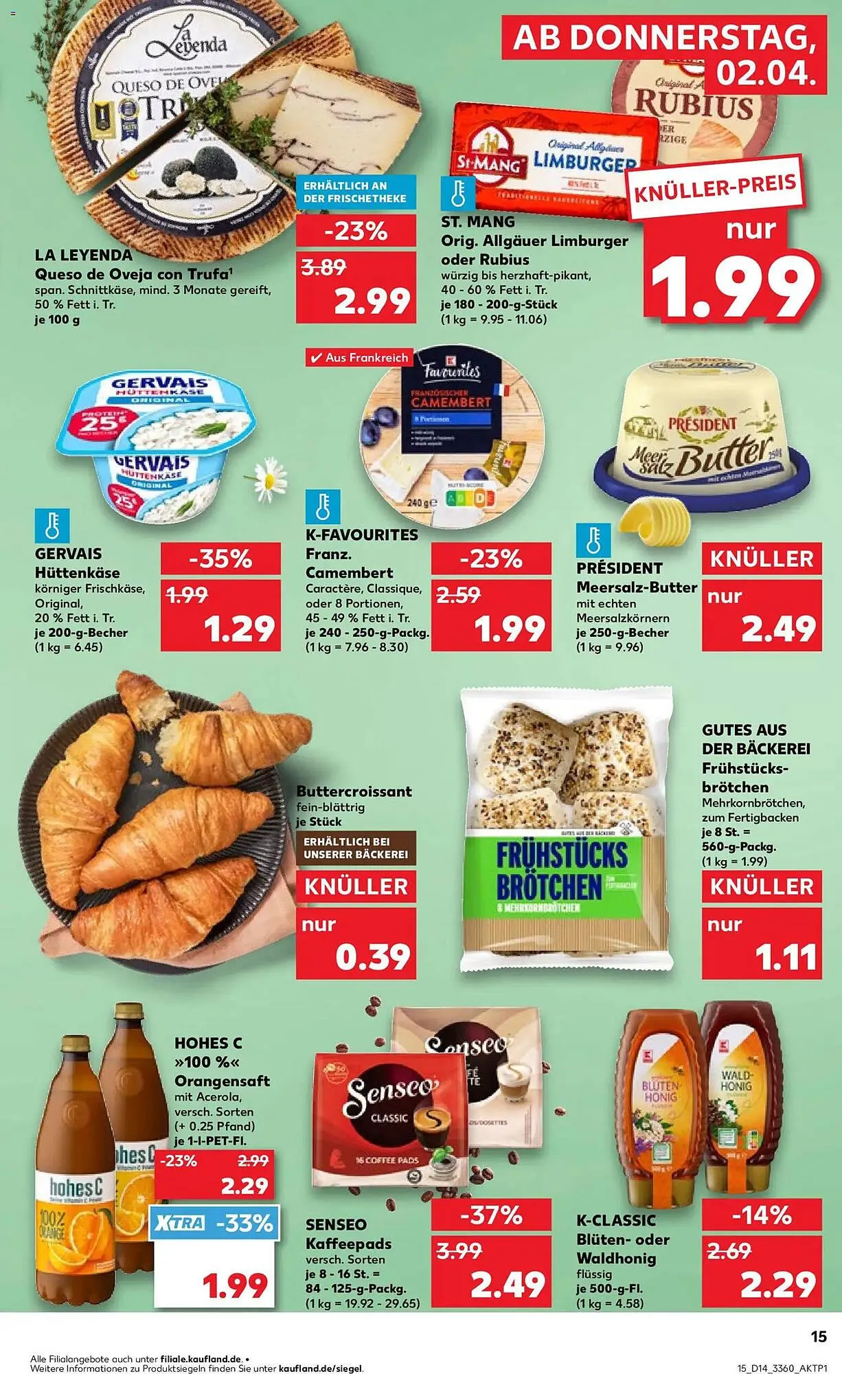 Kaufland Prospekt von 2. April bis 8. April 2026 - Prospekt seite 15