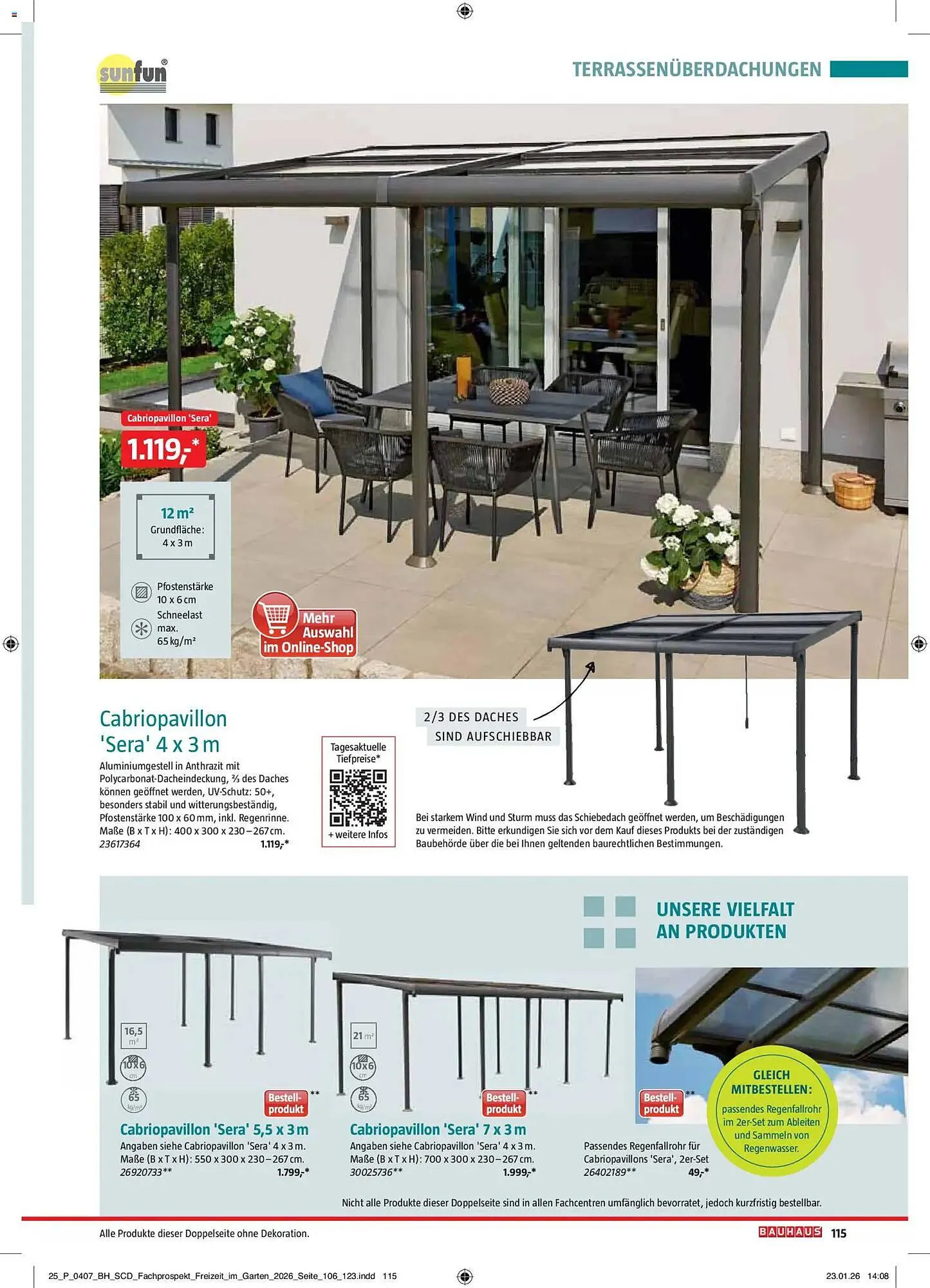 Bauhaus Prospekt von 2. März bis 30. Juni 2026 - Prospekt seite 115