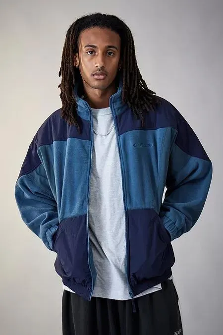 iets frans... Blue Retro Fleece