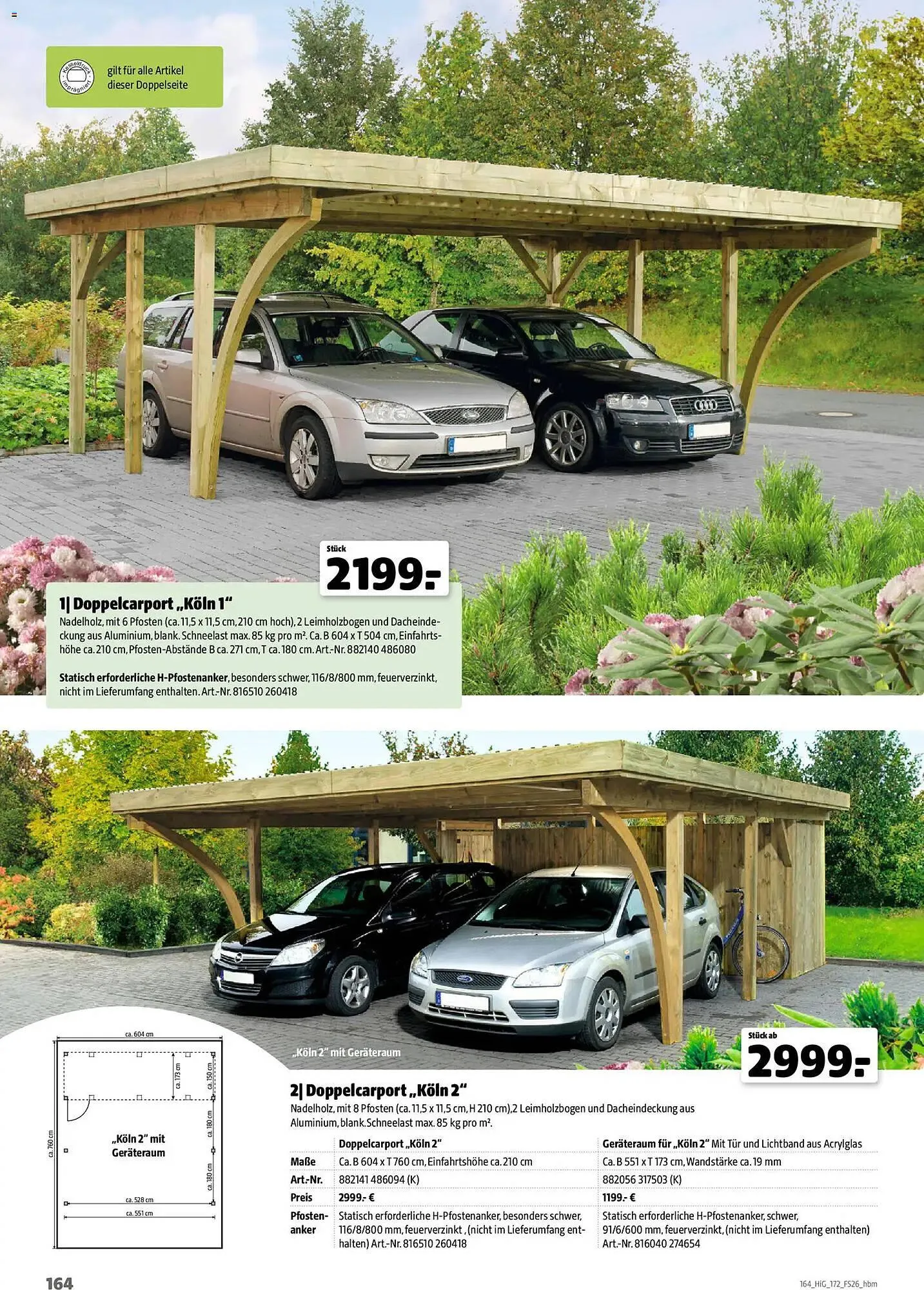 Hagebau Prospekt von 2. März bis 31. Dezember 2026 - Prospekt seite 164