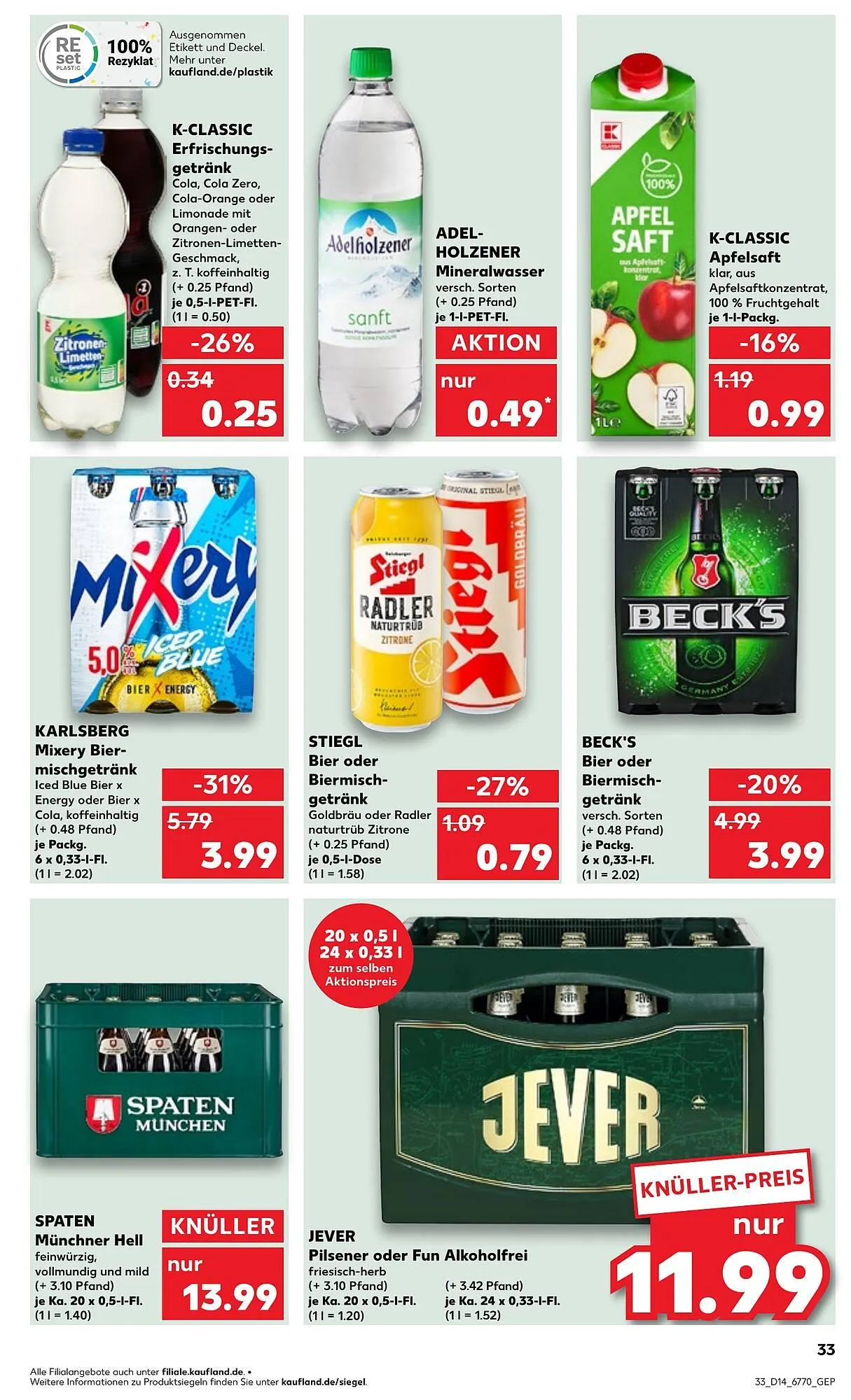 Kaufland Prospekt von 3. April bis 9. April 2025 - Prospekt seite 33