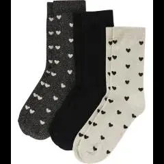 Socken mit Glitzergarn