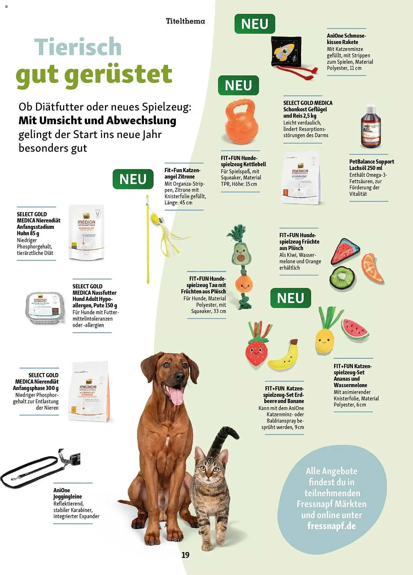 Fressnapf Magazin von 1. Januar bis 28. Februar 2026 - Prospekt seite 19