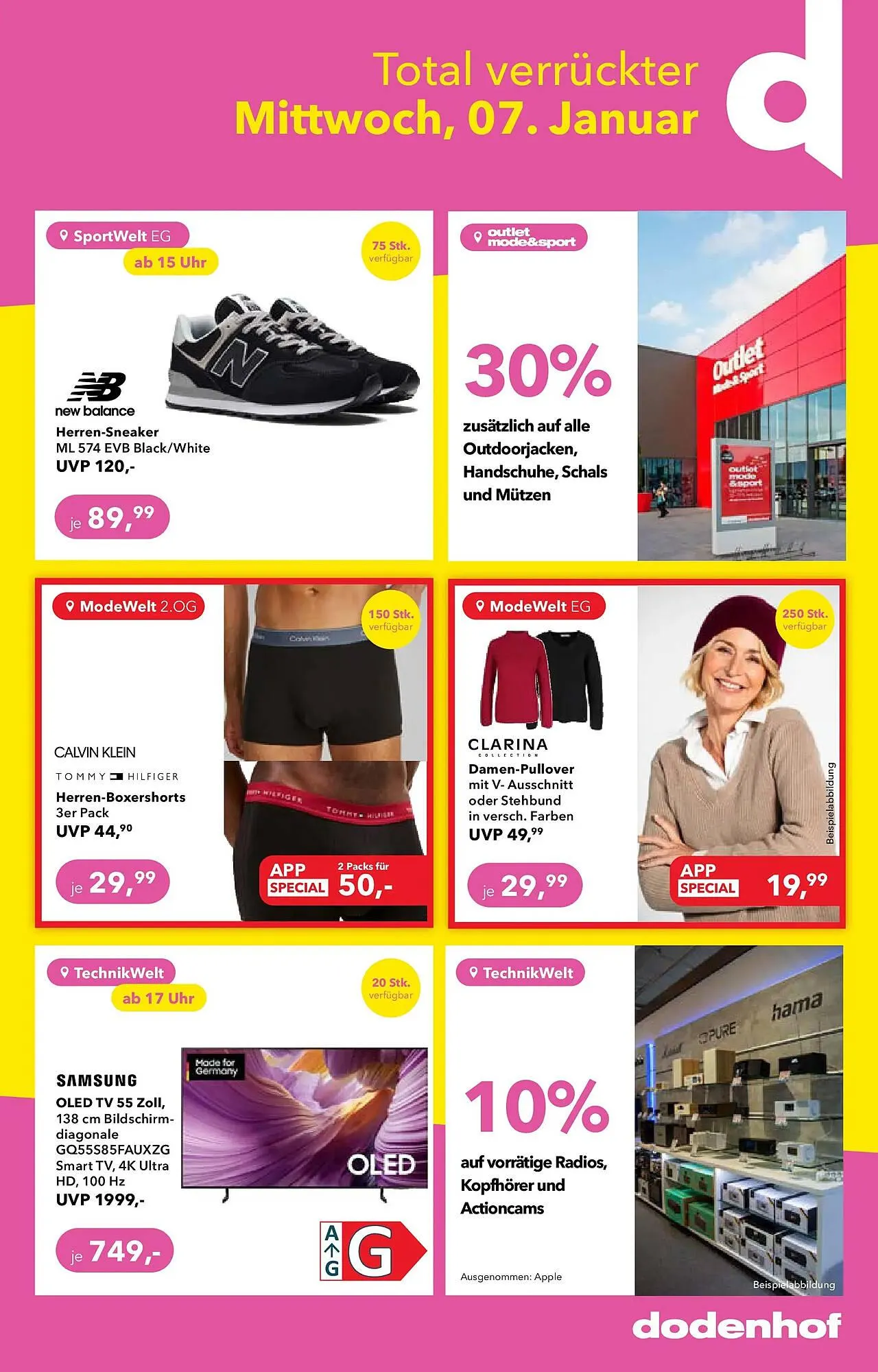 Dodenhof Prospekt von 4. Januar bis 10. Januar 2026 - Prospekt seite 7