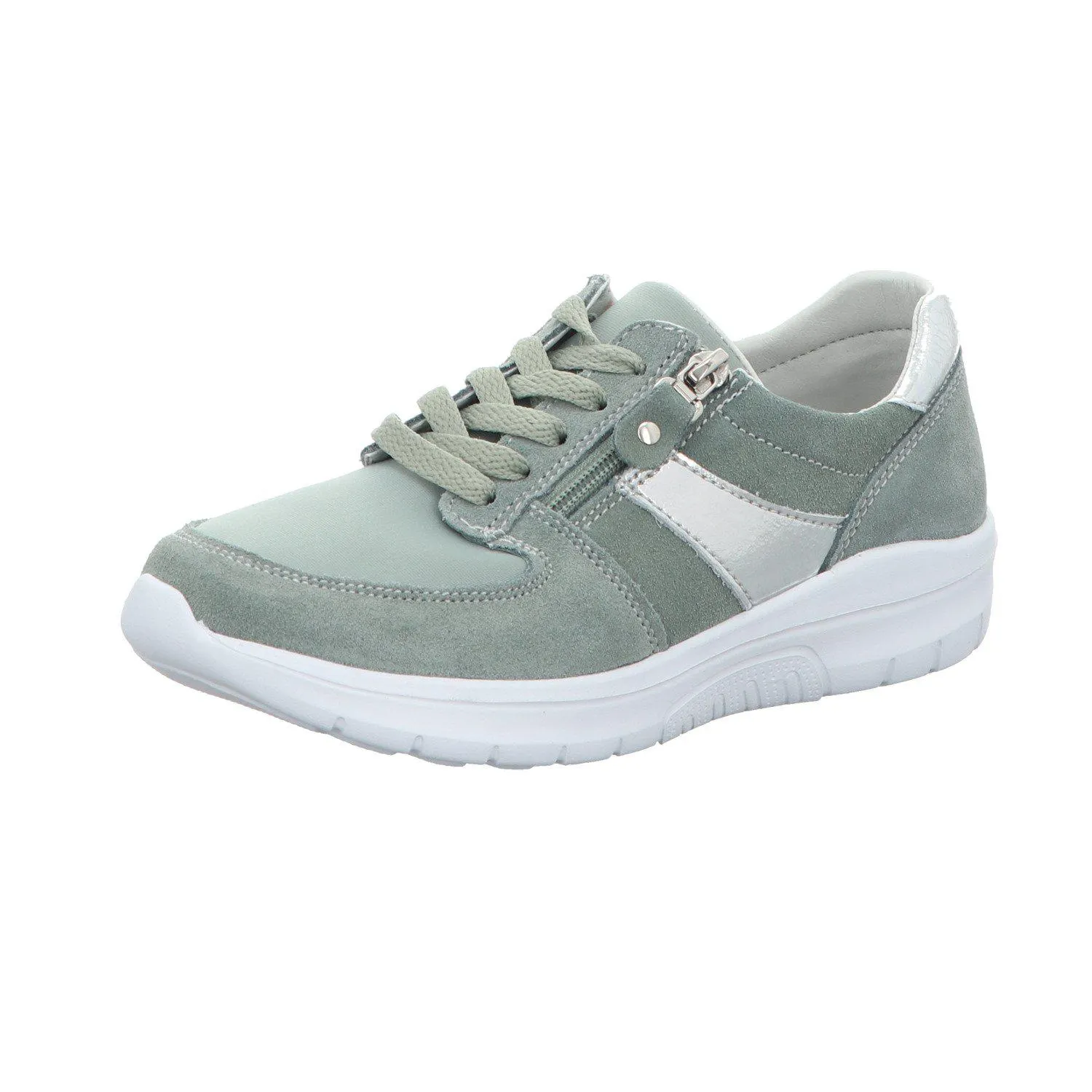 Scarbella Damen-Schnürhalbschuh Grün