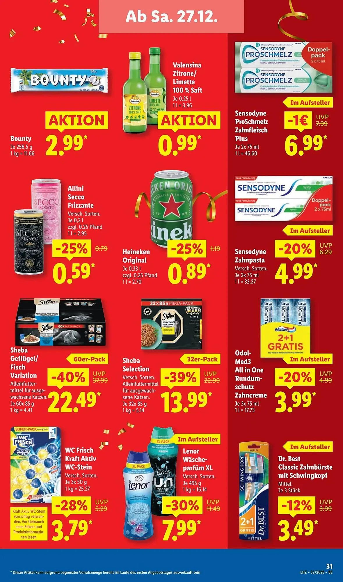 Lidl Prospekt von 22. Dezember bis 28. Dezember 2025 - Prospekt seite 51