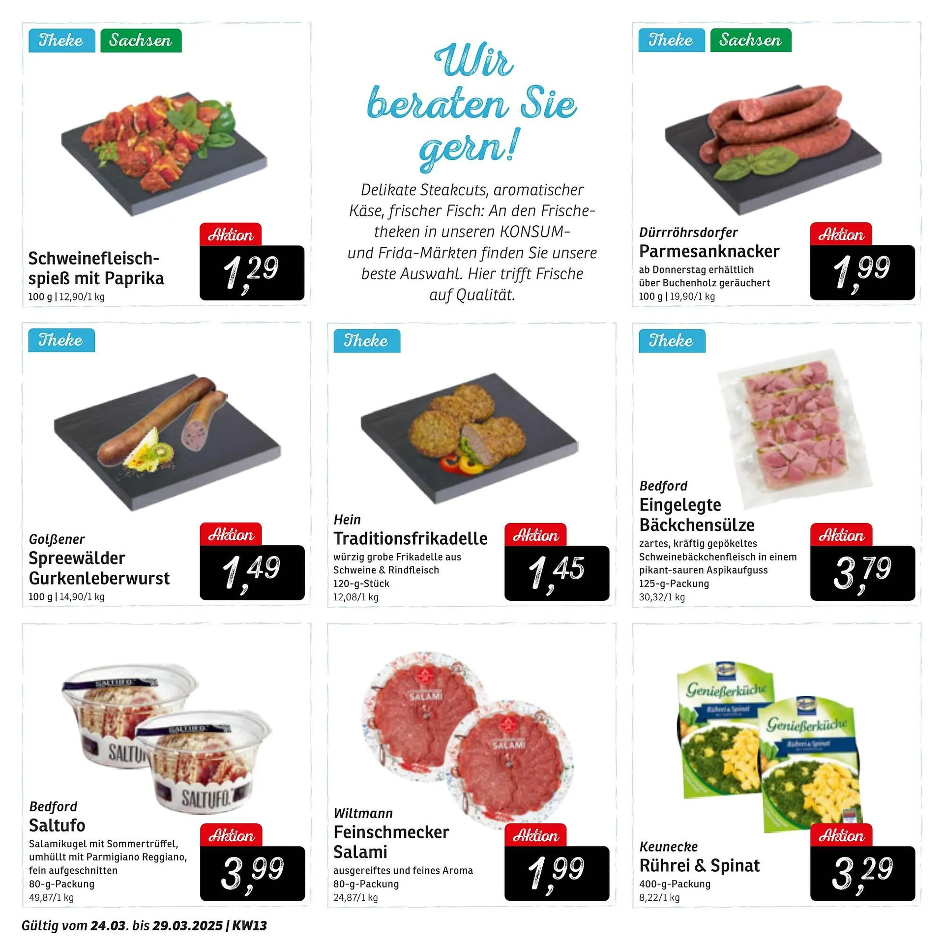 KONSUM Prospekt von 24. März bis 29. März 2025 - Prospekt seite 4