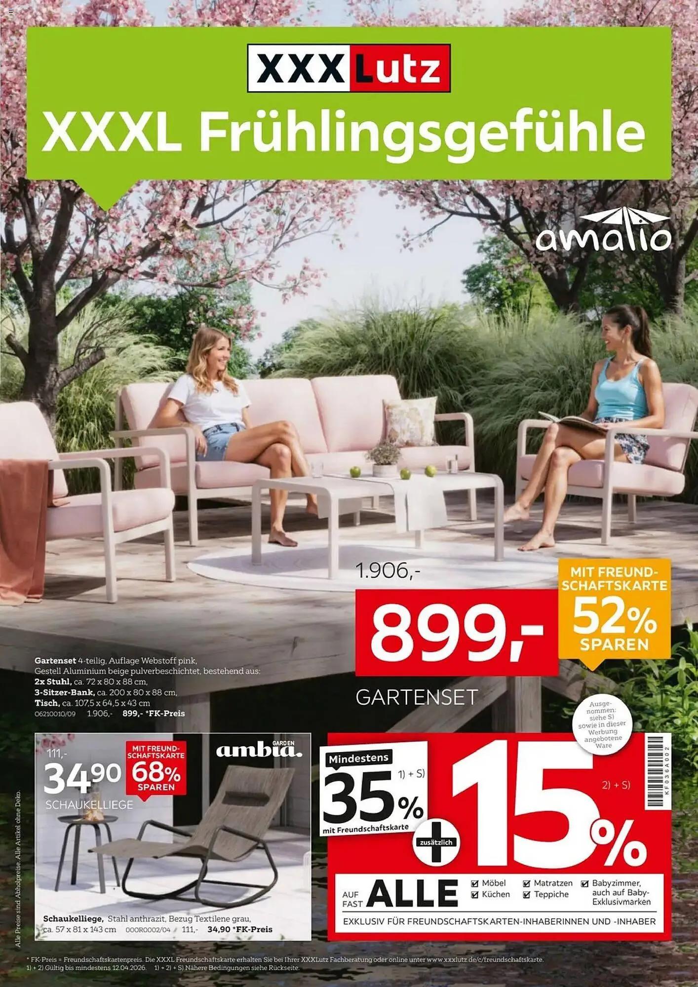 XXXLutz Prospekt von 29. März bis 12. April 2026 - Prospekt seite 1