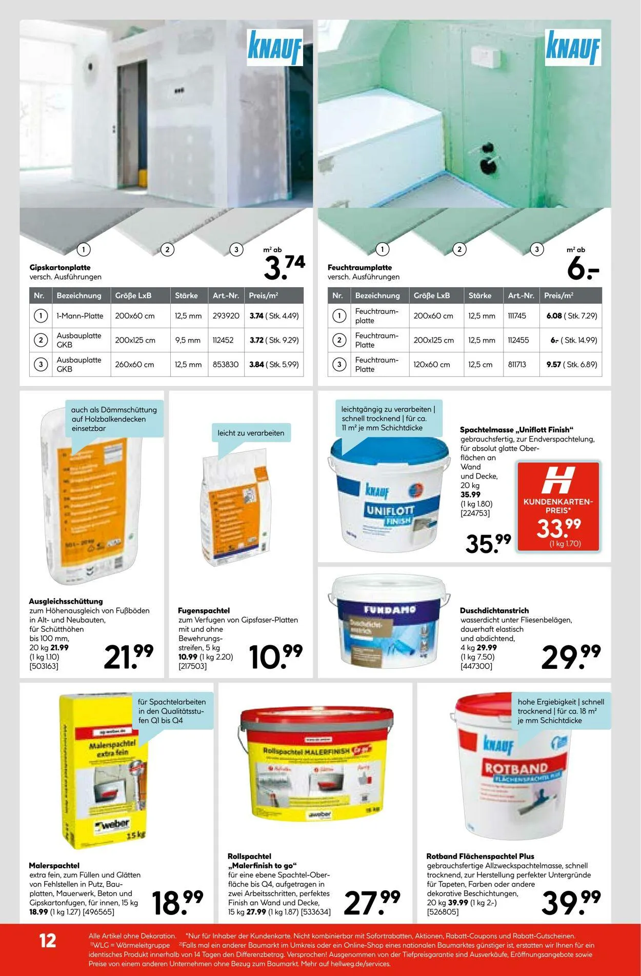 Hellweg Aktueller Prospekt von 27. April bis 11. Mai 2026 - Prospekt seite 12