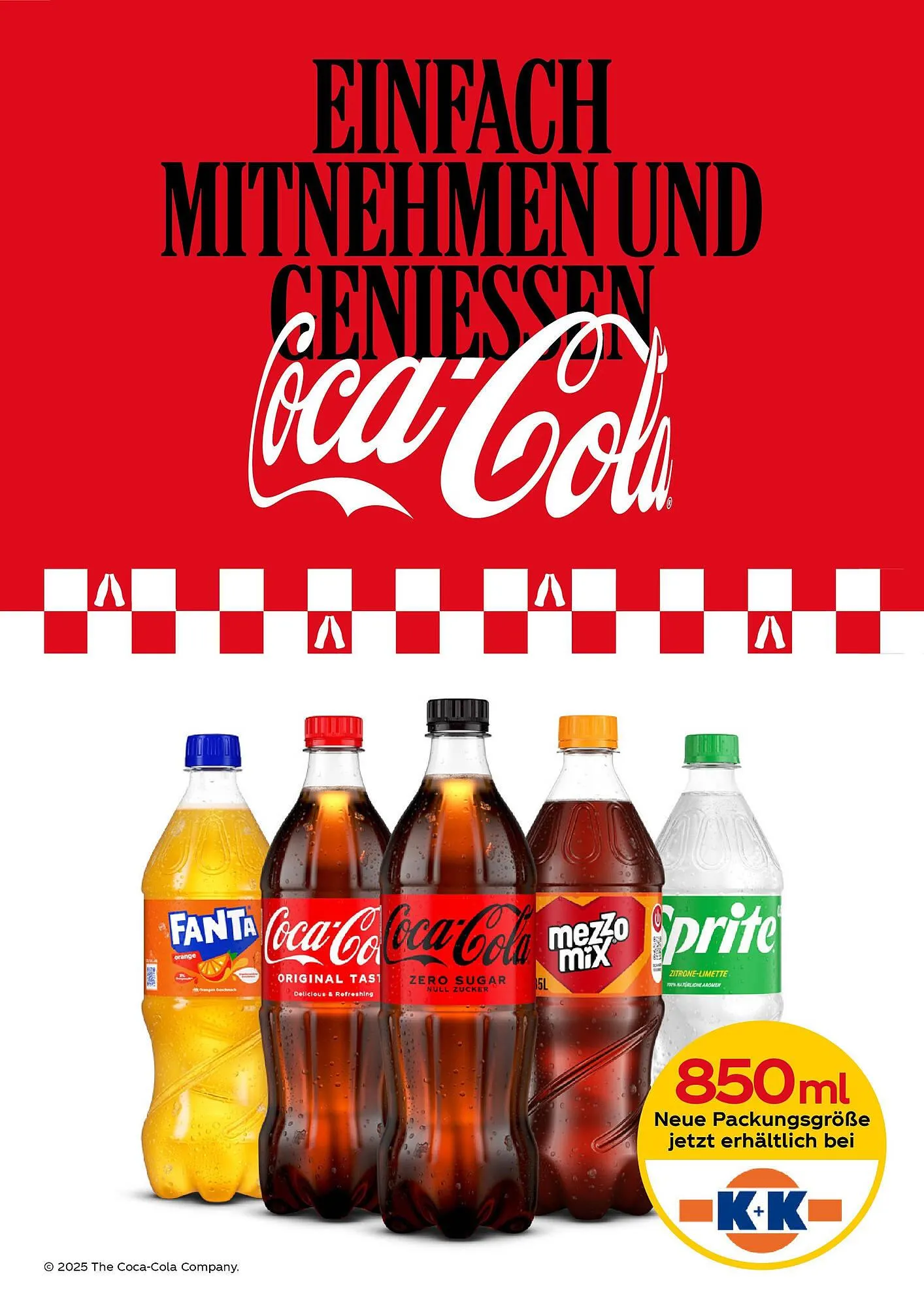 Coca Cola: Einfach mitnehmen und genießen von 24. August bis 31. August 2025 - Prospekt seite 1
